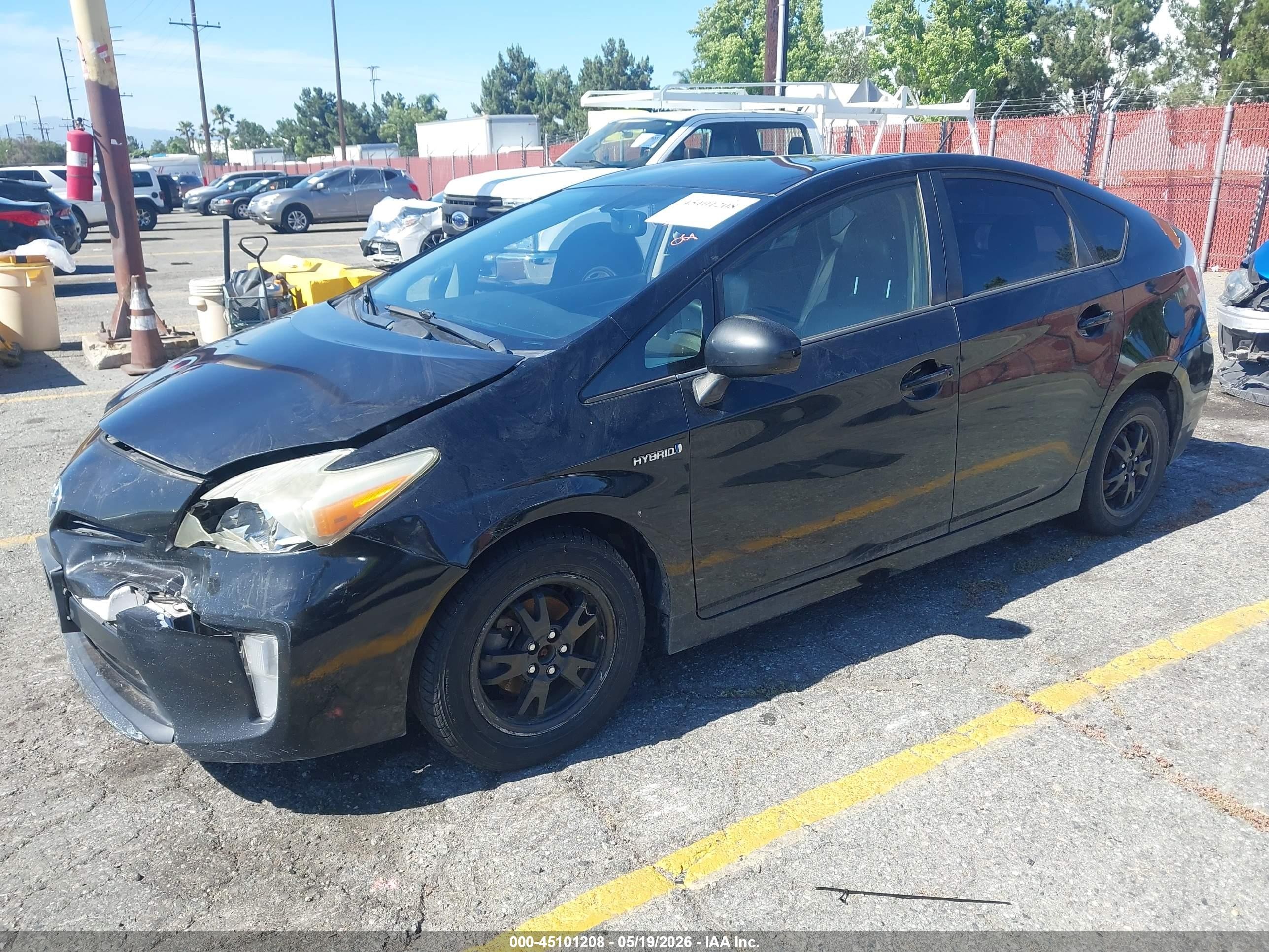 2013 Toyota Prius Four Black vin: JTDKN3DU5D5699756