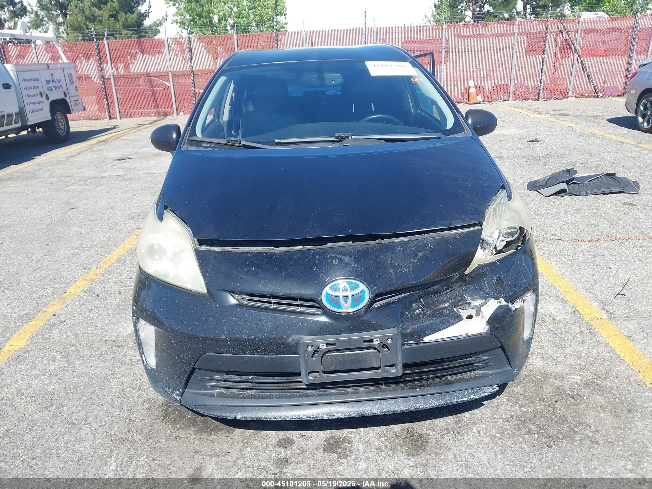 2013 Toyota Prius Four Black vin: JTDKN3DU5D5699756