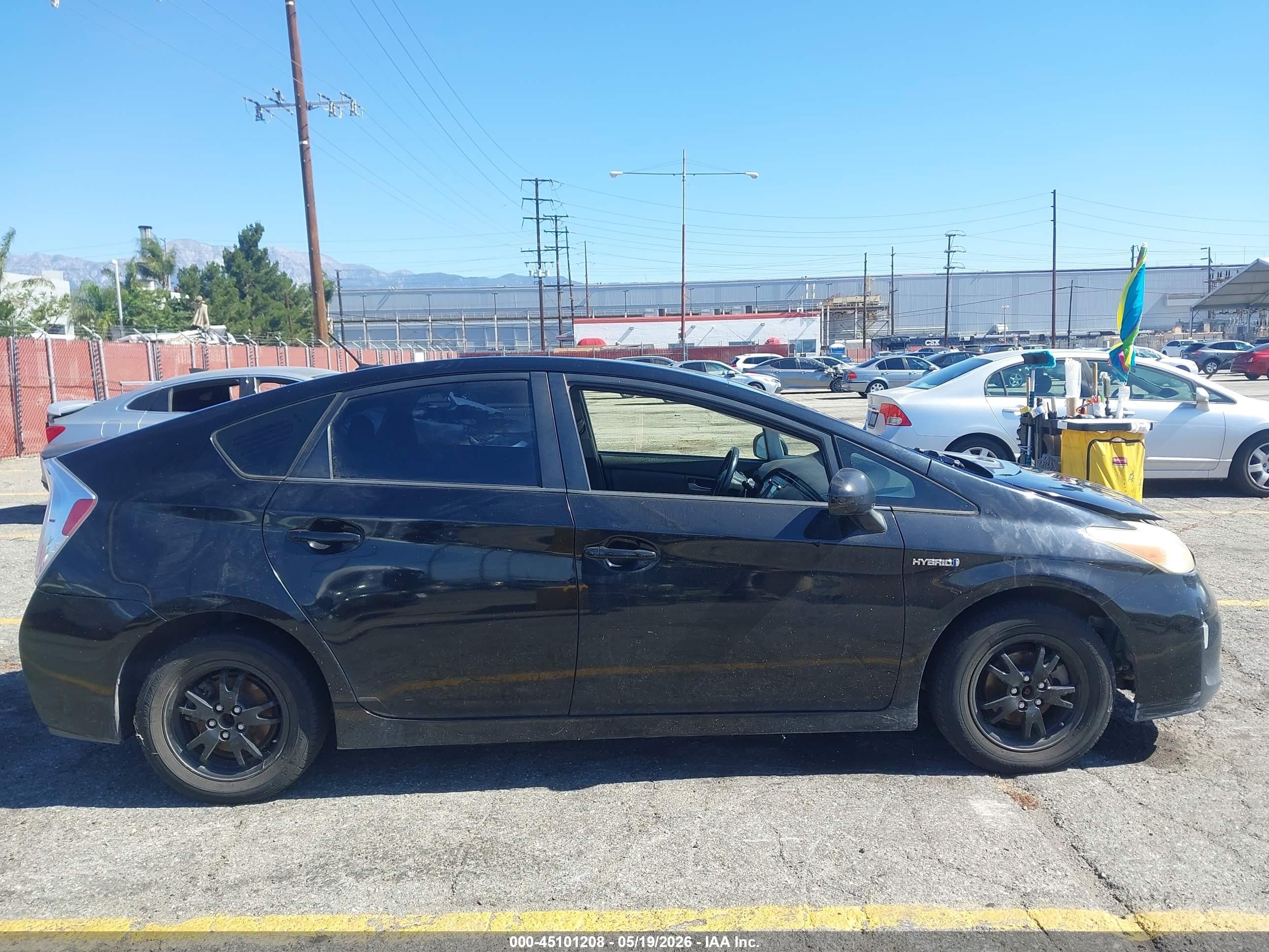 2013 Toyota Prius Four Black vin: JTDKN3DU5D5699756