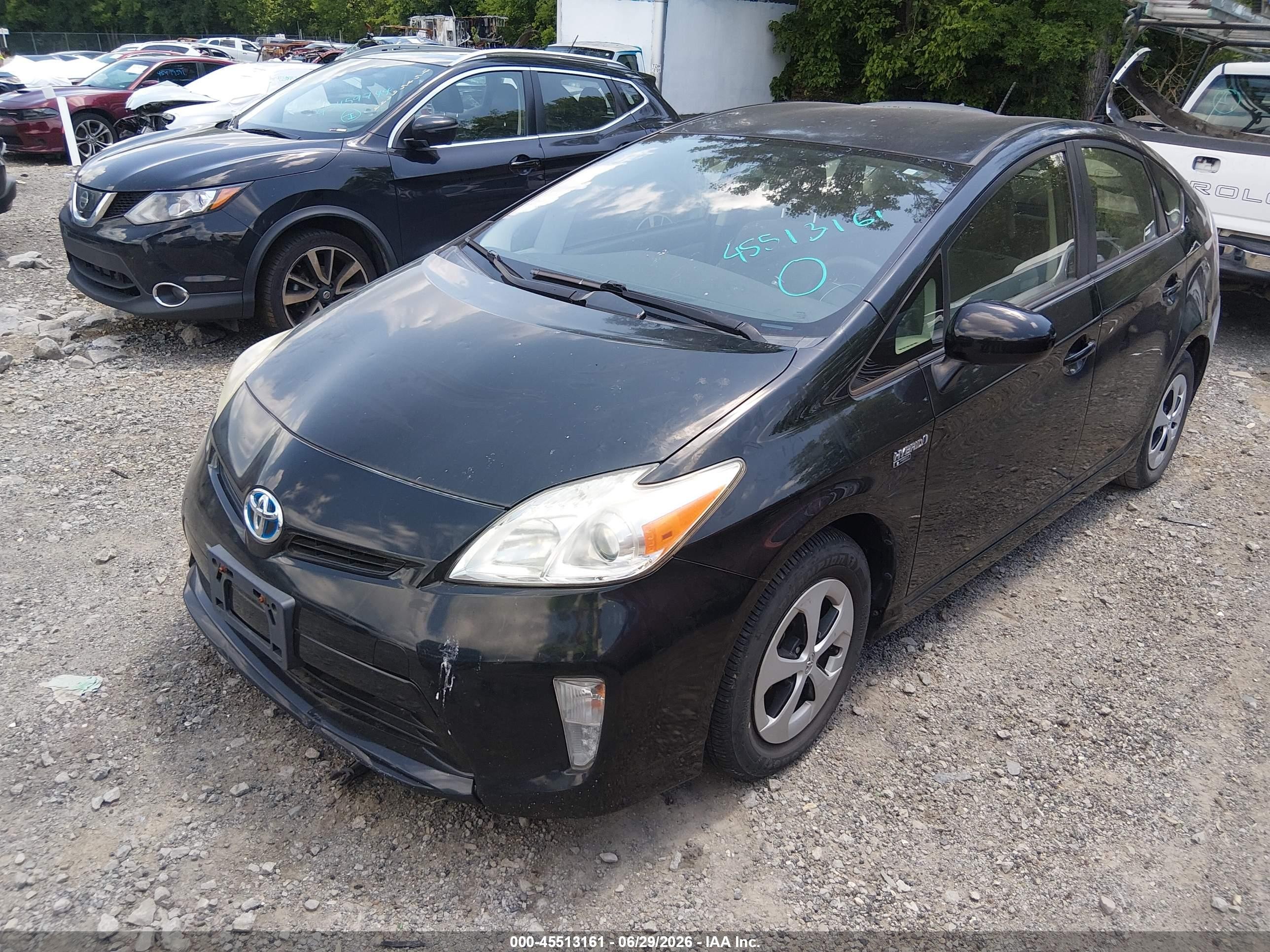 2014 Toyota Prius Two Black vin: JTDKN3DU5E0356668