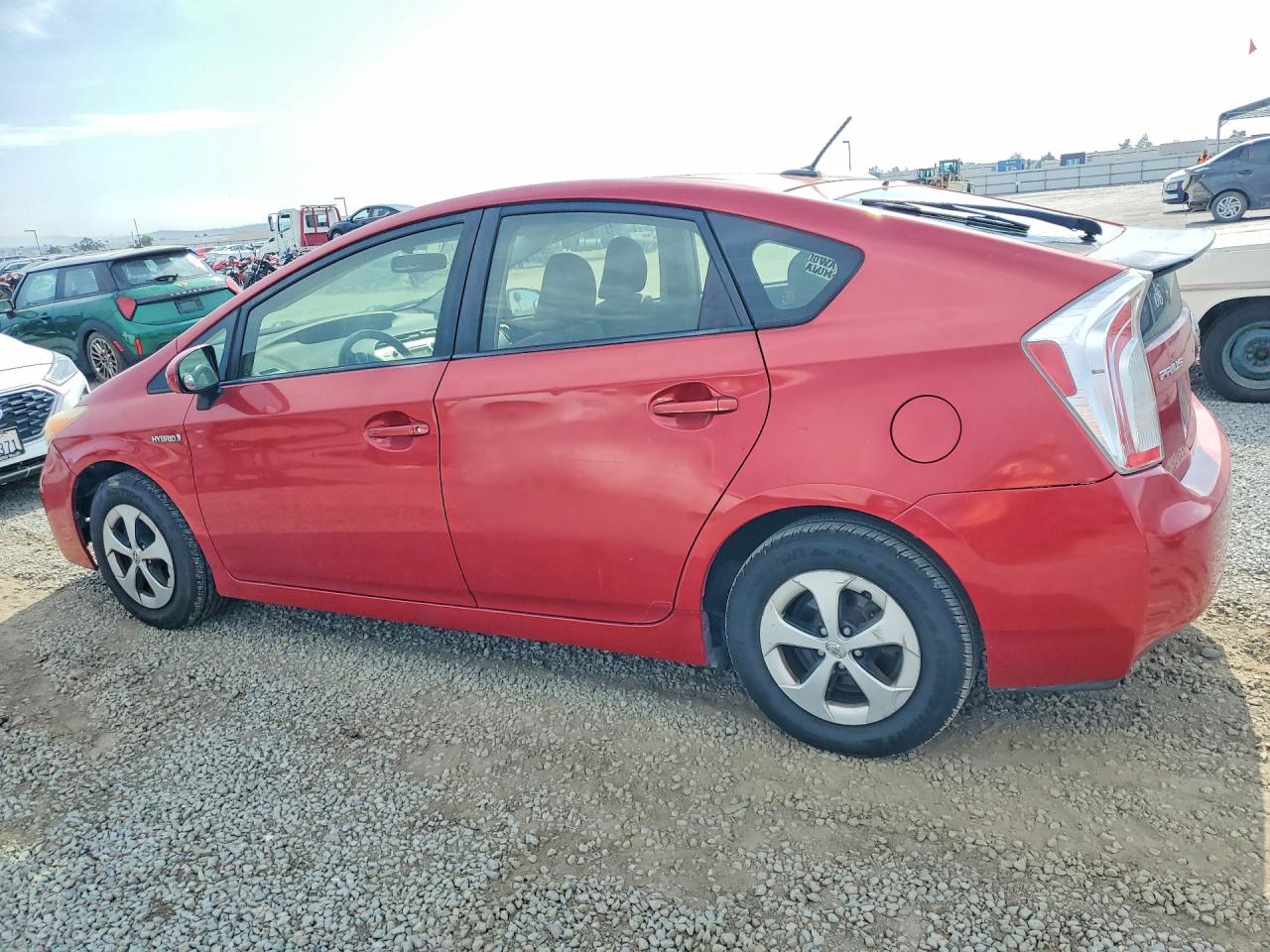 2014 Toyota Prius Three Red vin: JTDKN3DU5E1750102