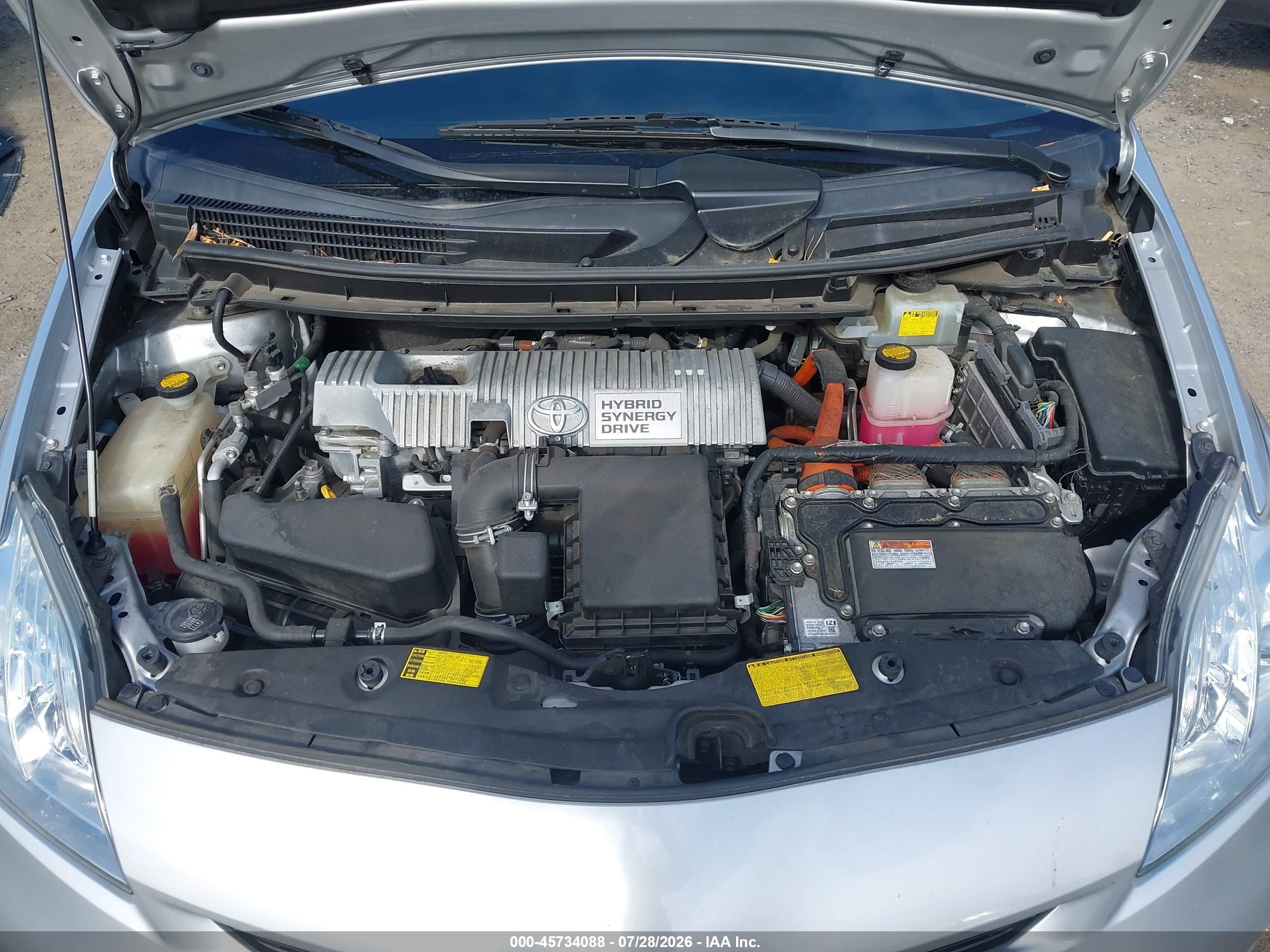 2014 Toyota Prius Four Silver vin: JTDKN3DU5E1765862
