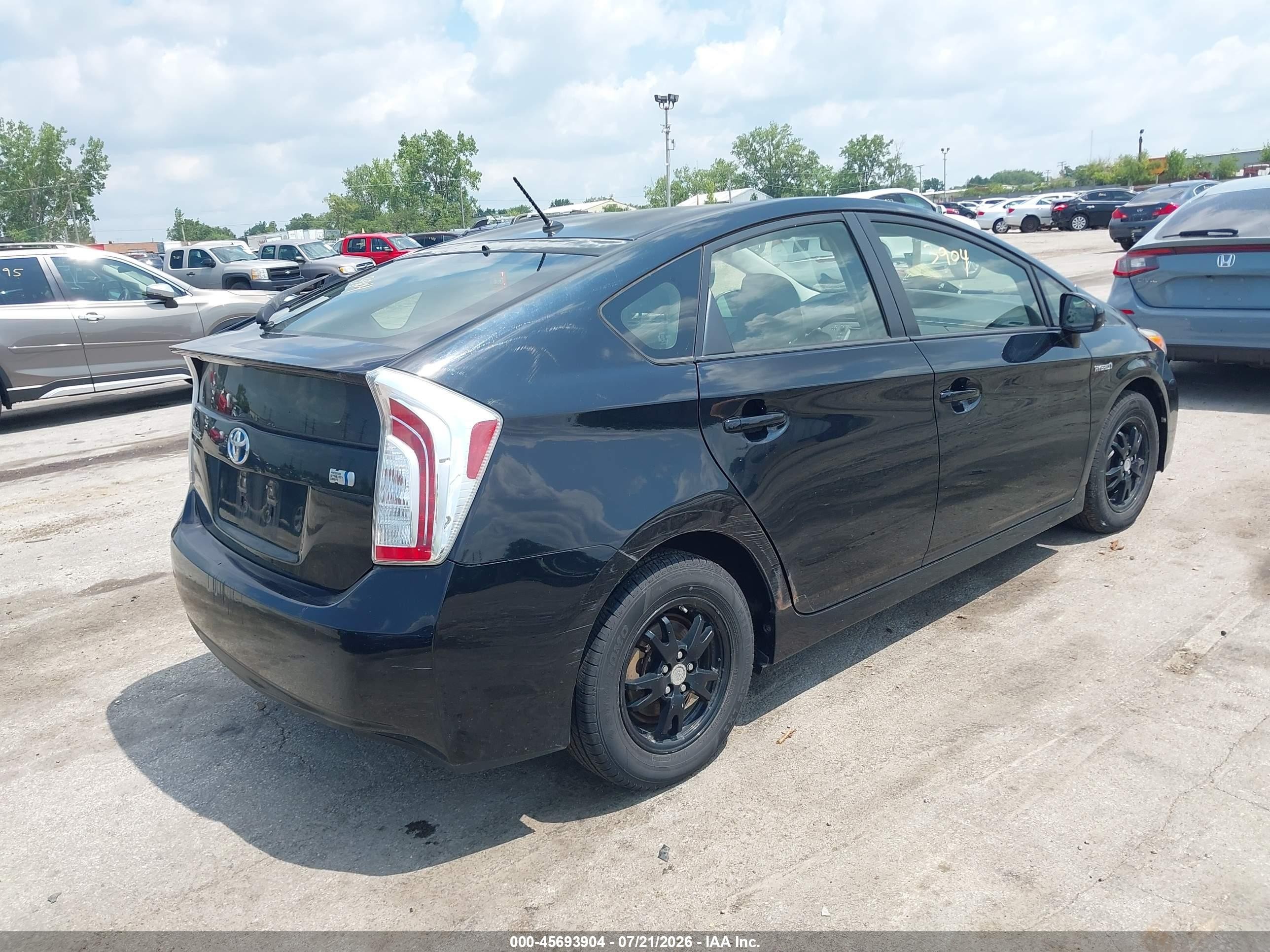 2014 Toyota Prius Two Gray vin: JTDKN3DU5E1798280