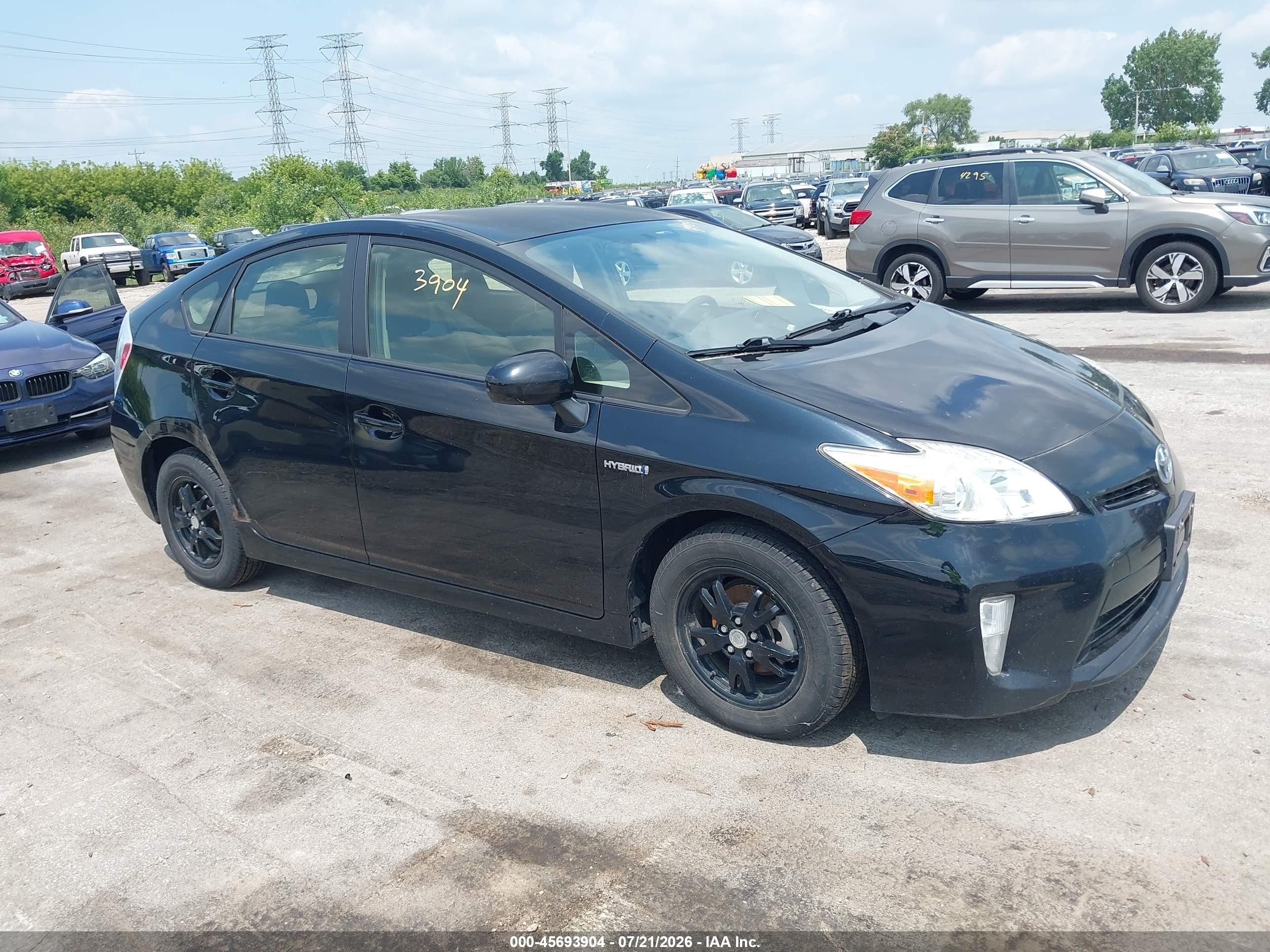 2014 Toyota Prius Two Gray vin: JTDKN3DU5E1798280