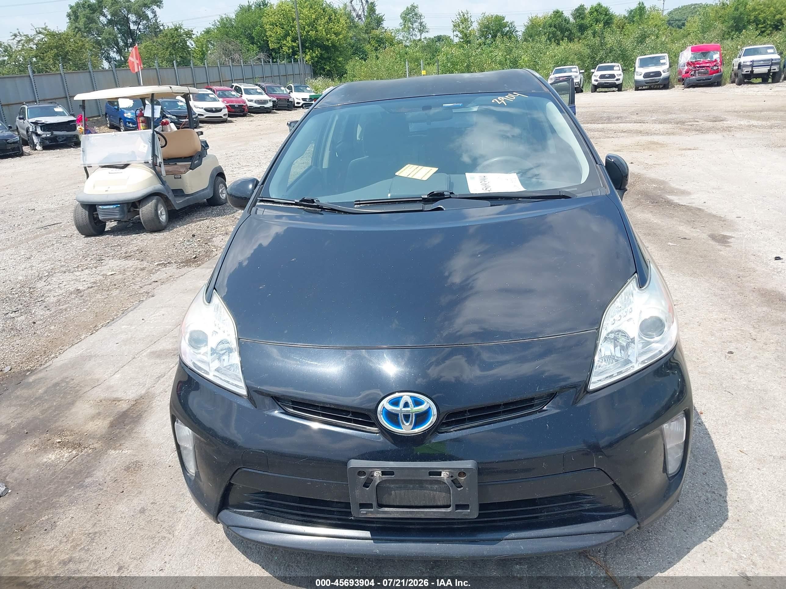 2014 Toyota Prius Two Gray vin: JTDKN3DU5E1798280