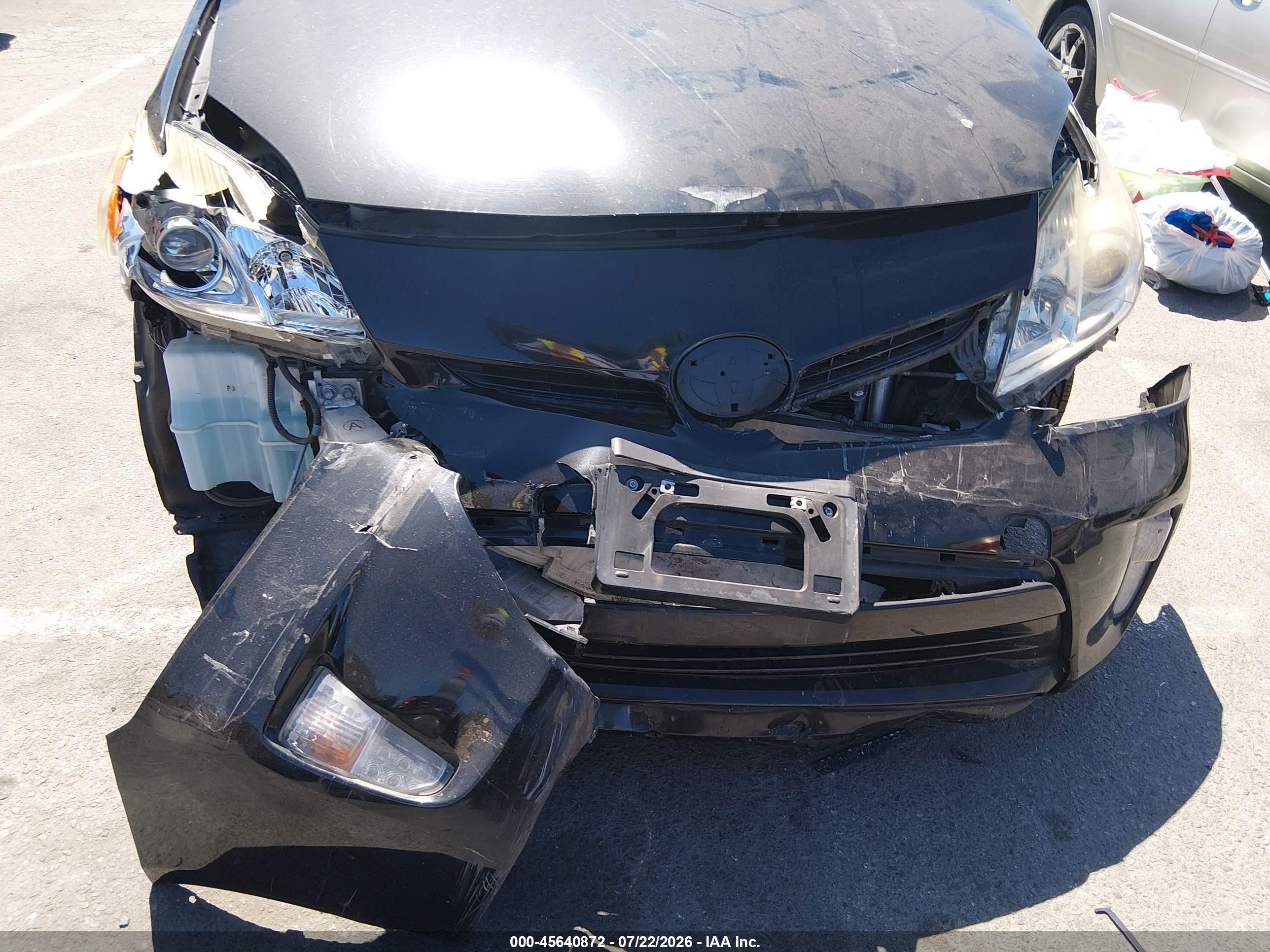 2014 Toyota Prius Four Черный vin: JTDKN3DU5E1826871