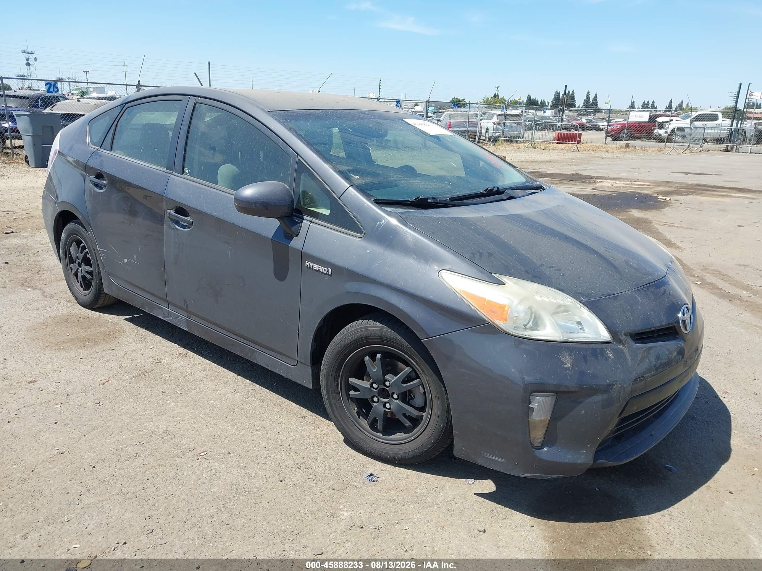 2015 Toyota Prius Two Gray vin: JTDKN3DU5F0413176