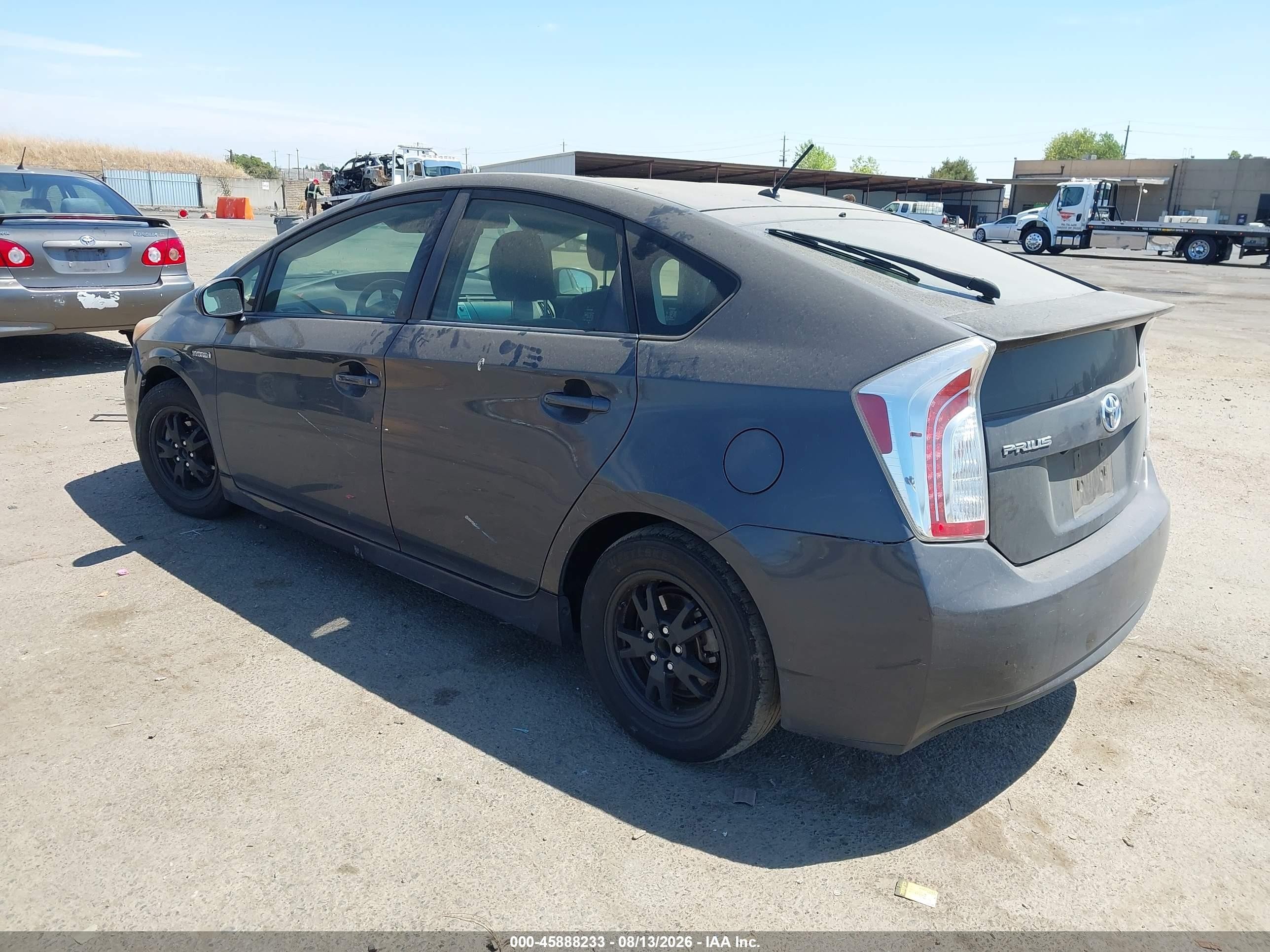2015 Toyota Prius Two Gray vin: JTDKN3DU5F0413176