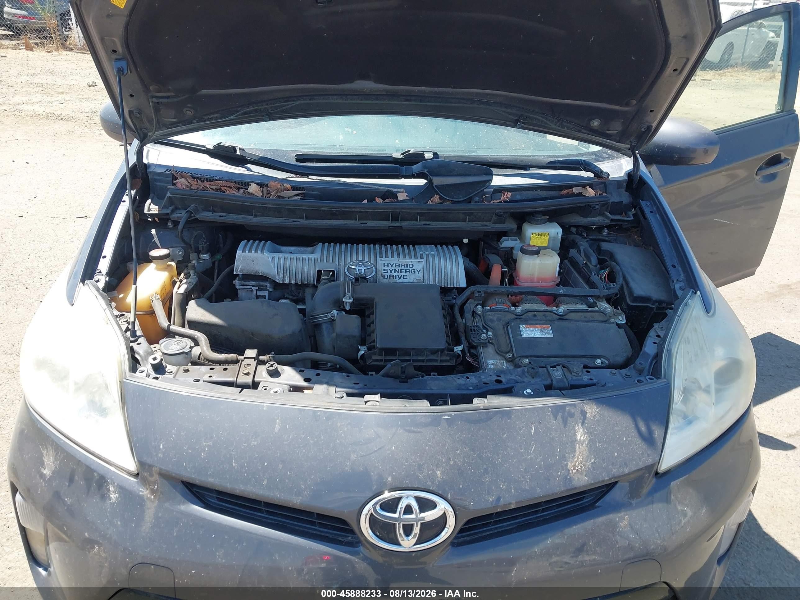 2015 Toyota Prius Two Gray vin: JTDKN3DU5F0413176