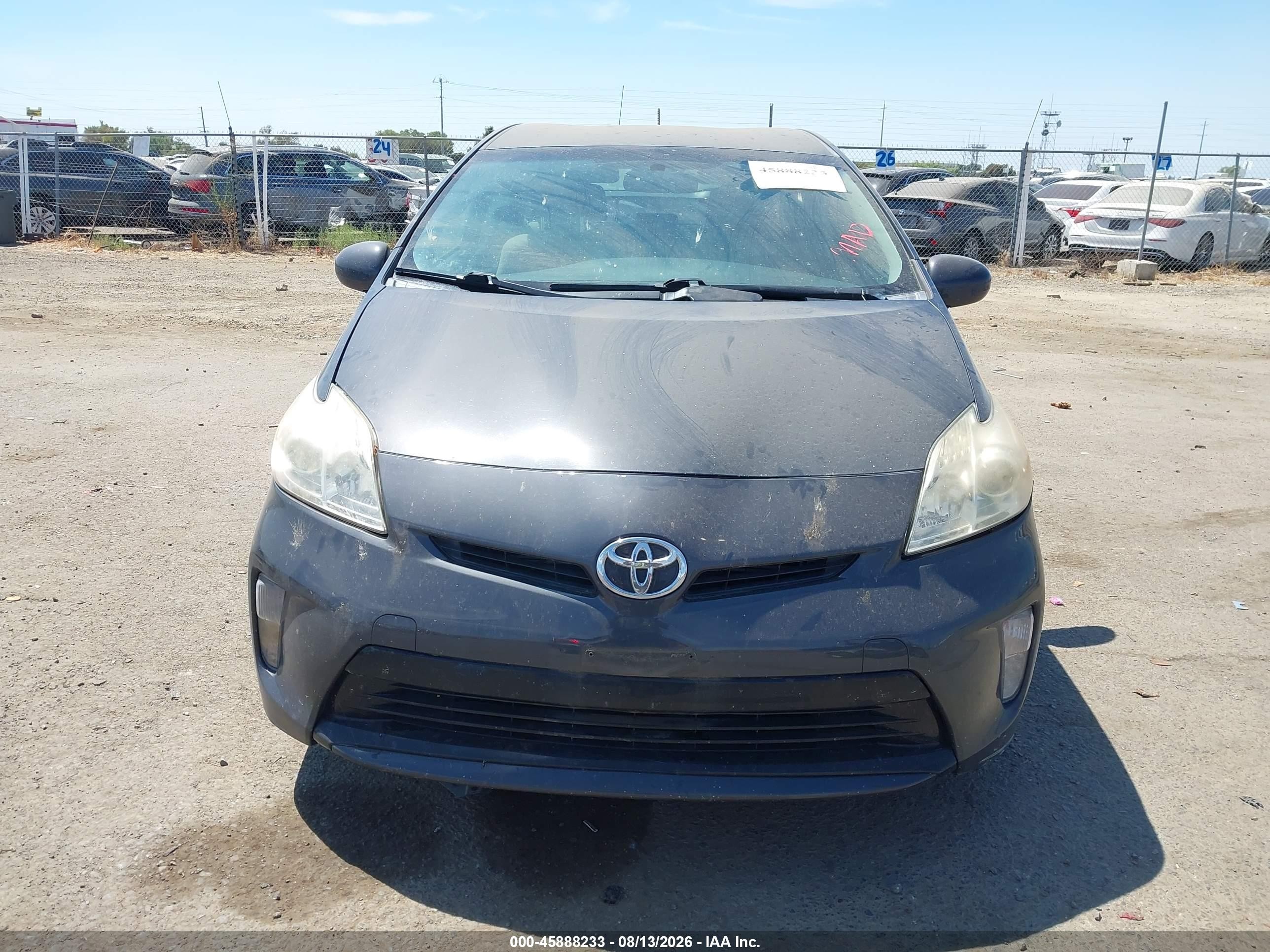 2015 Toyota Prius Two Gray vin: JTDKN3DU5F0413176