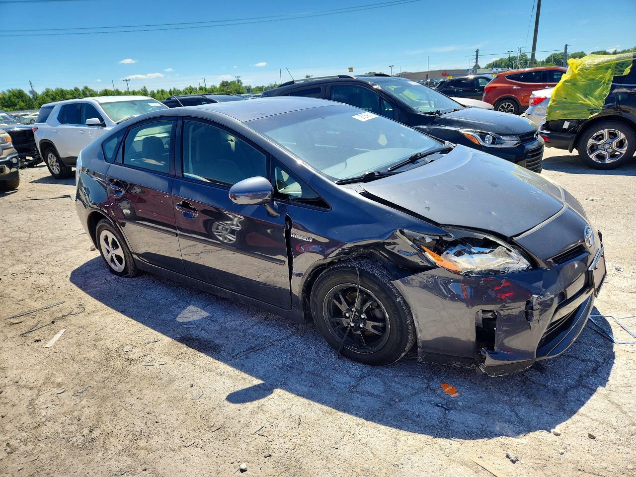 2015 Toyota Prius Three Gray vin: JTDKN3DU5F0433864