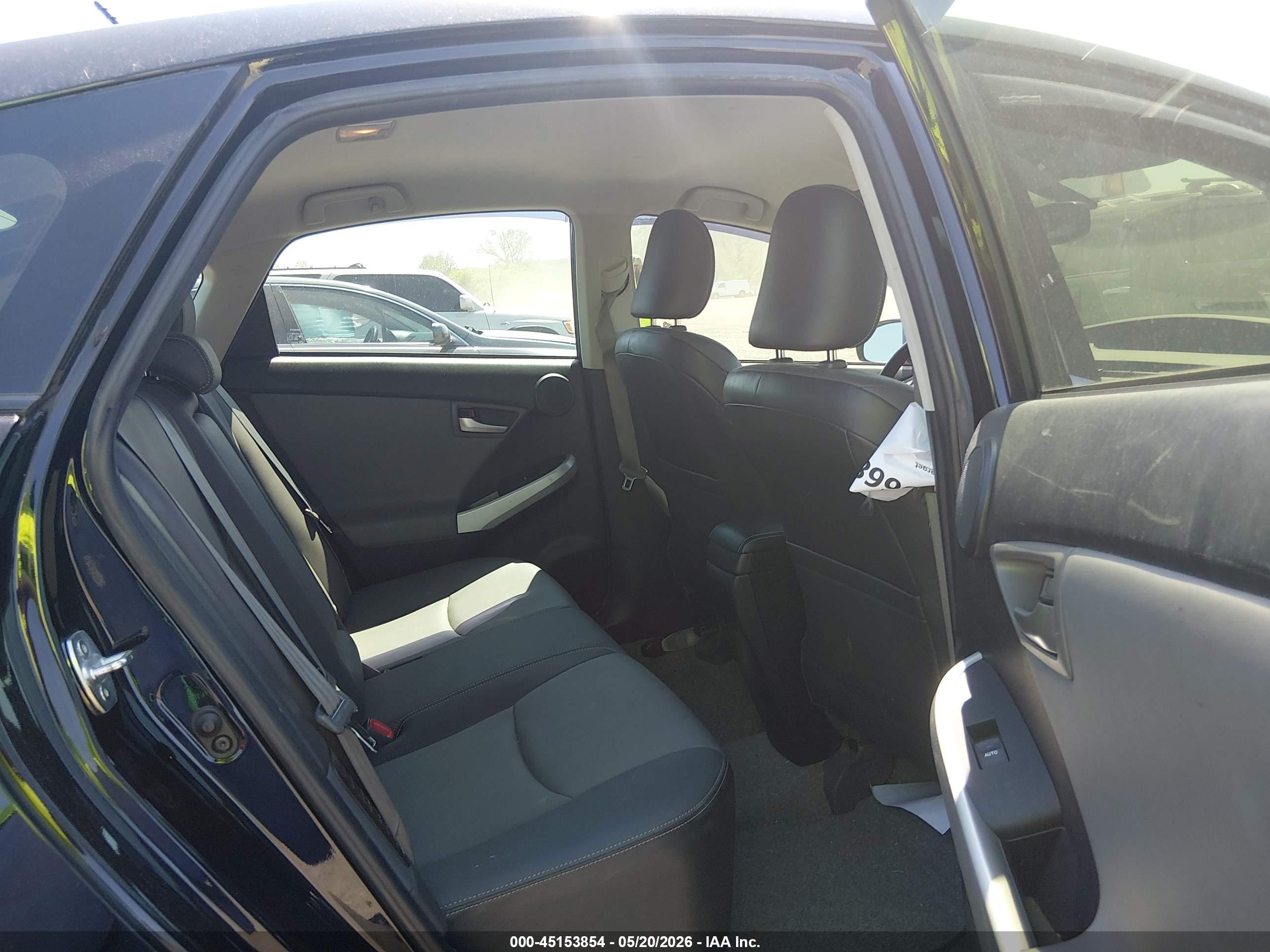 2015 Toyota Prius Four Черный vin: JTDKN3DU5F0439793