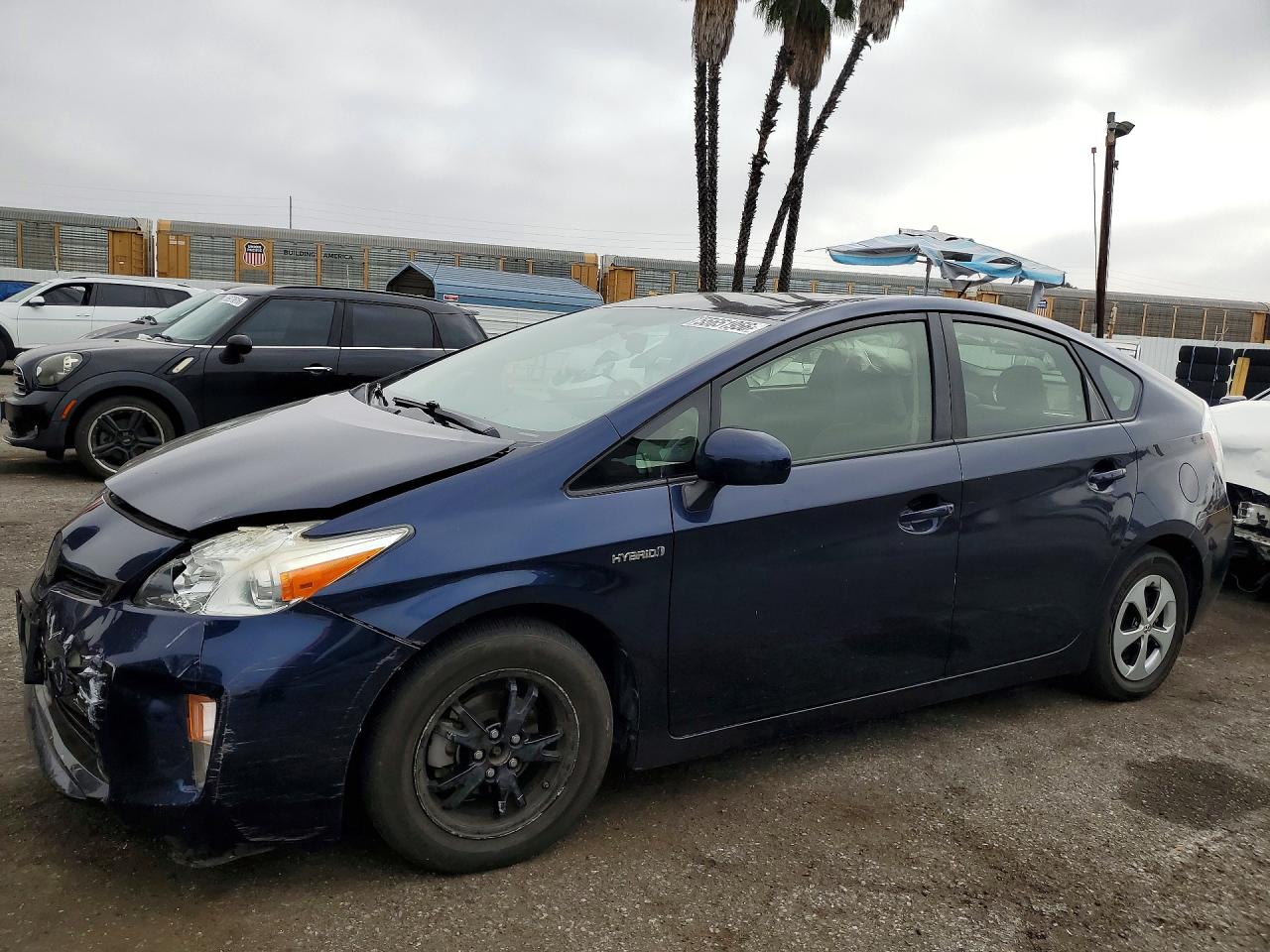 2015 Toyota Prius Three Blue vin: JTDKN3DU5F0444511