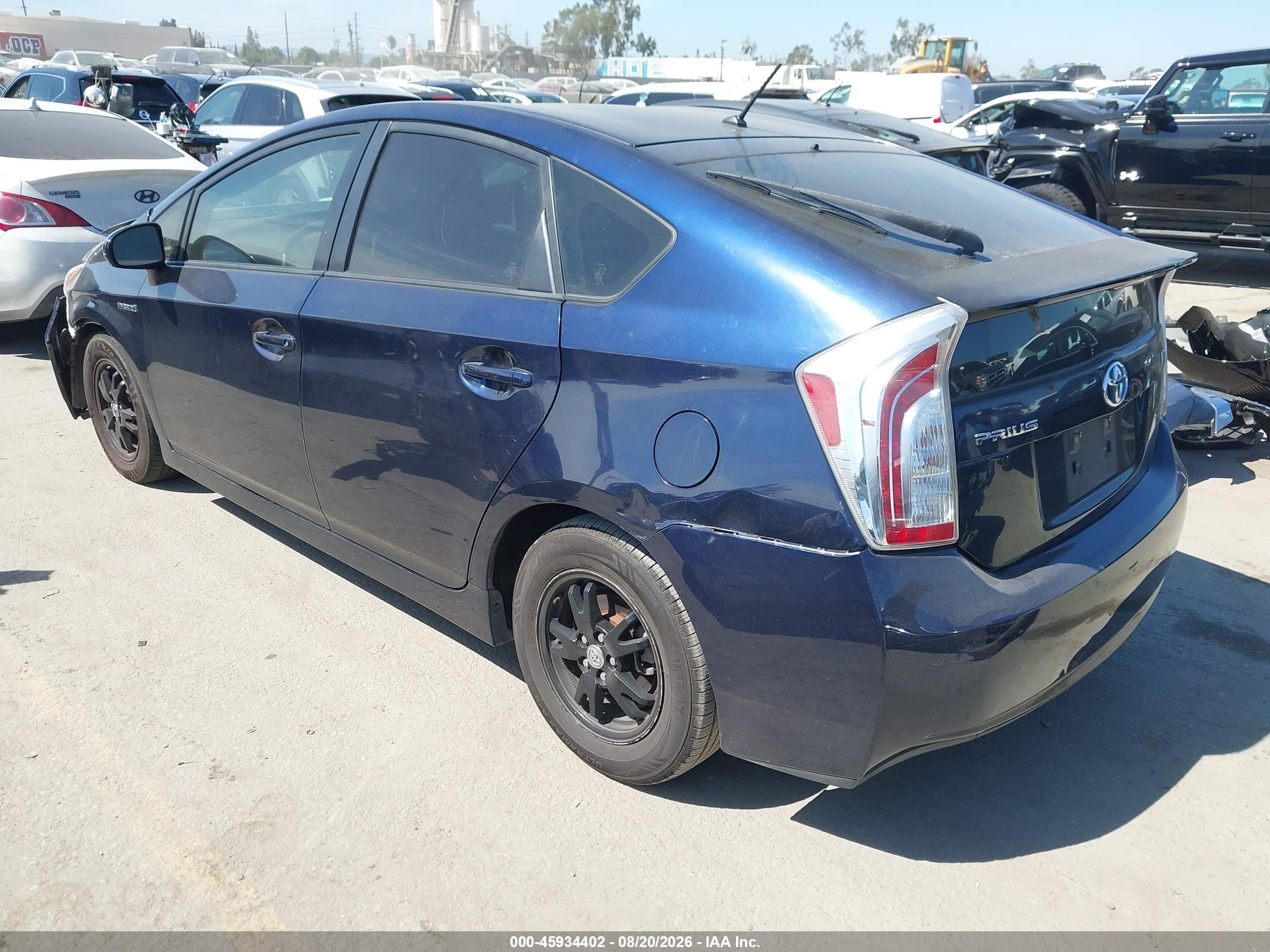 2015 Toyota Prius Two Dark Blue vin: JTDKN3DU5F0446890