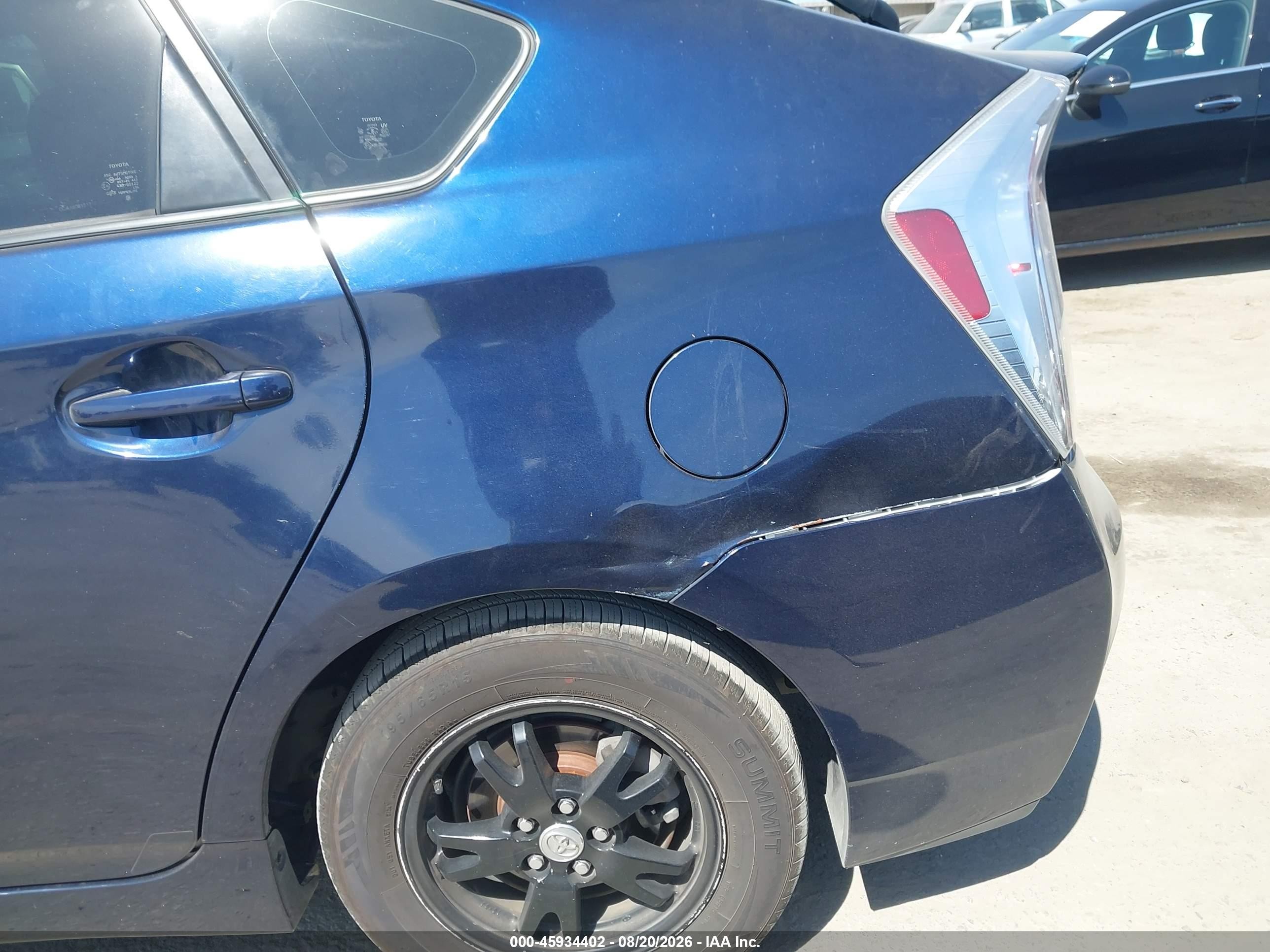 2015 Toyota Prius Two Dark Blue vin: JTDKN3DU5F0446890