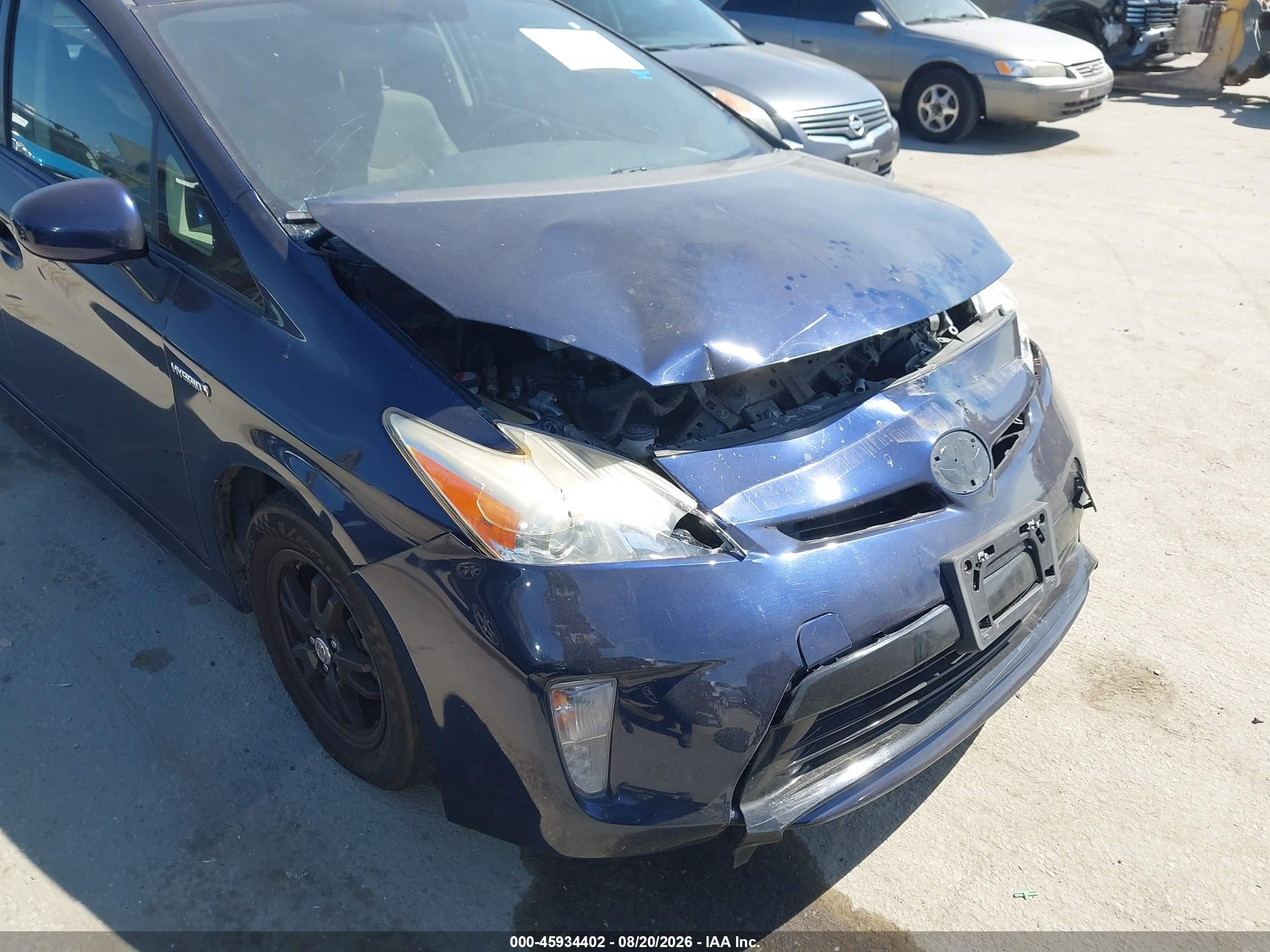 2015 Toyota Prius Two Dark Blue vin: JTDKN3DU5F0446890