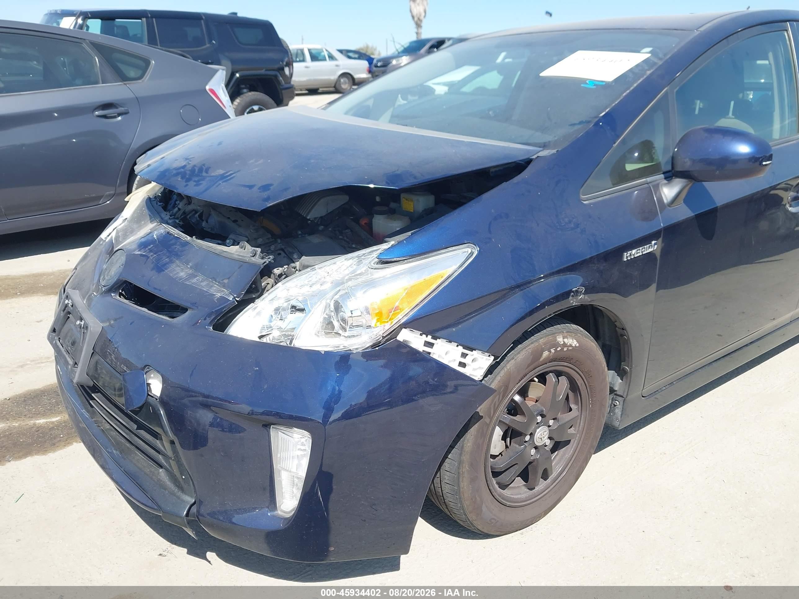 2015 Toyota Prius Two Dark Blue vin: JTDKN3DU5F0446890