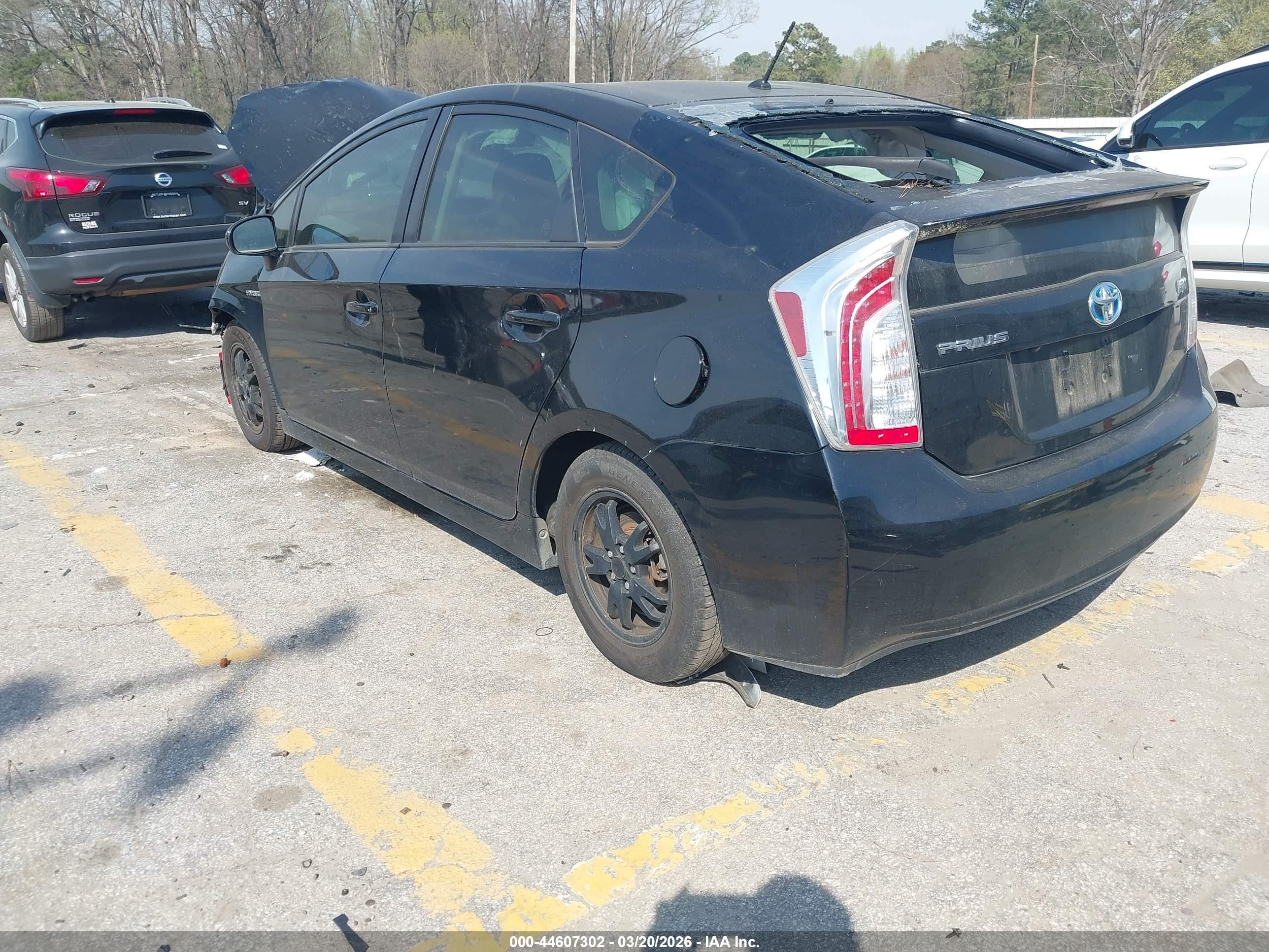 2015 Toyota Prius Two Black vin: JTDKN3DU5F0454908