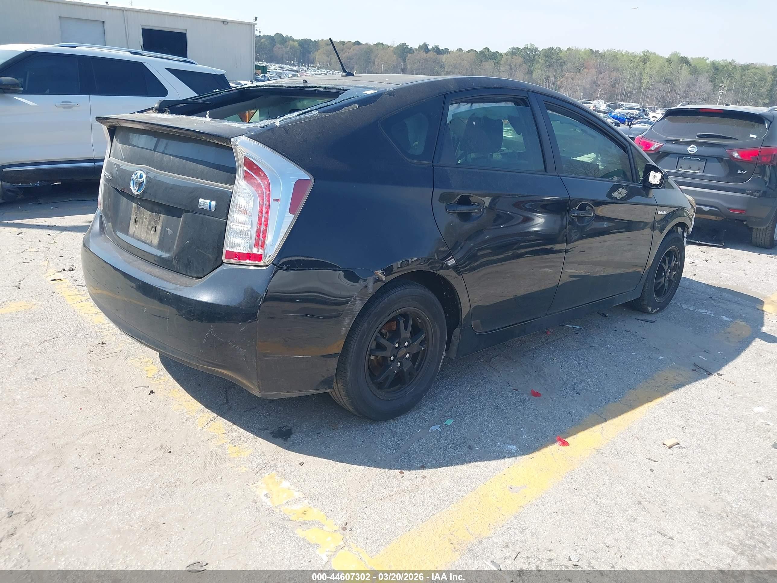 2015 Toyota Prius Two Black vin: JTDKN3DU5F0454908