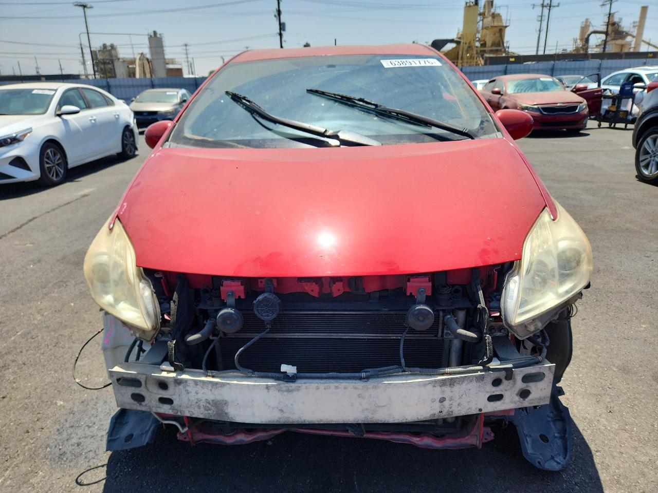2015 Toyota Prius Two Burgundy vin: JTDKN3DU5F0463169