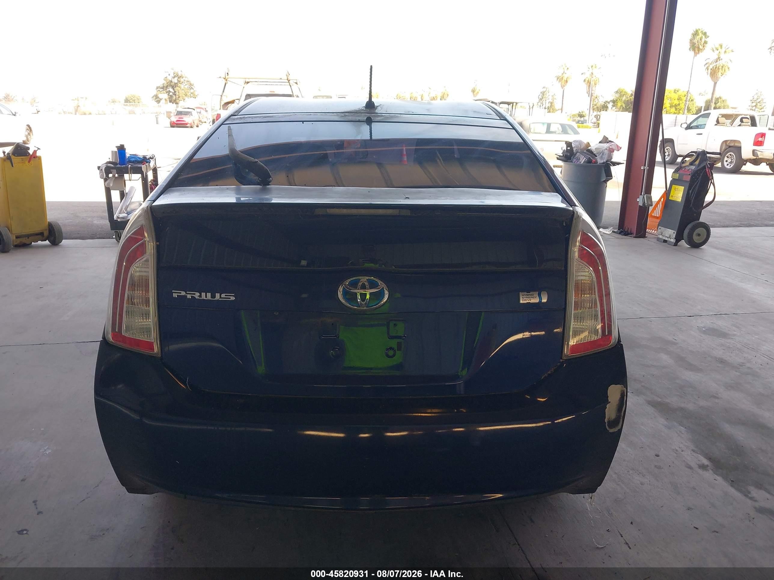 2015 Toyota Prius Two Dark Blue vin: JTDKN3DU5F1891737