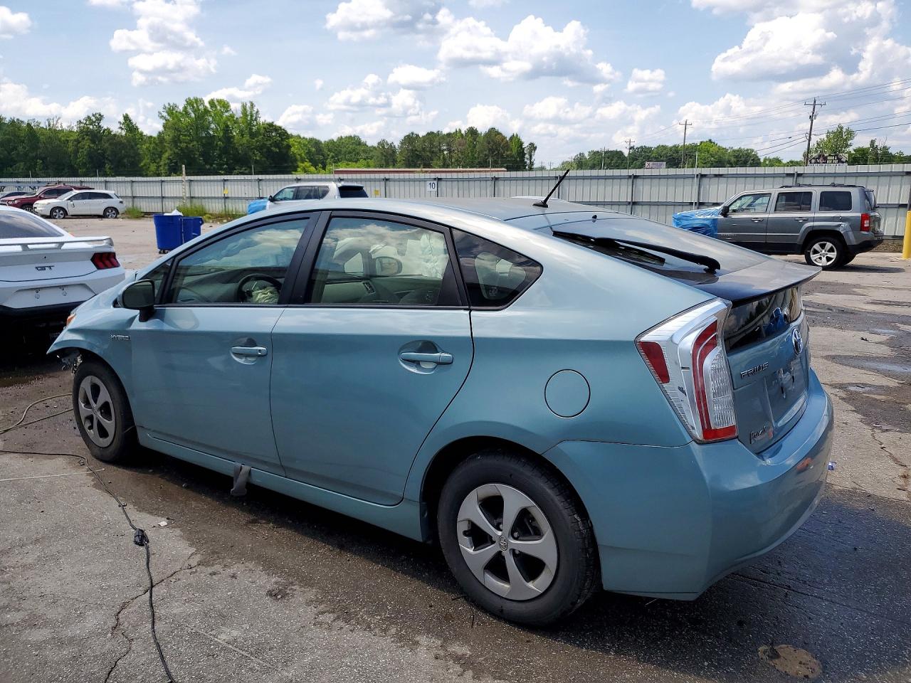 2015 Toyota Prius Two Turquoise vin: JTDKN3DU5F1905328