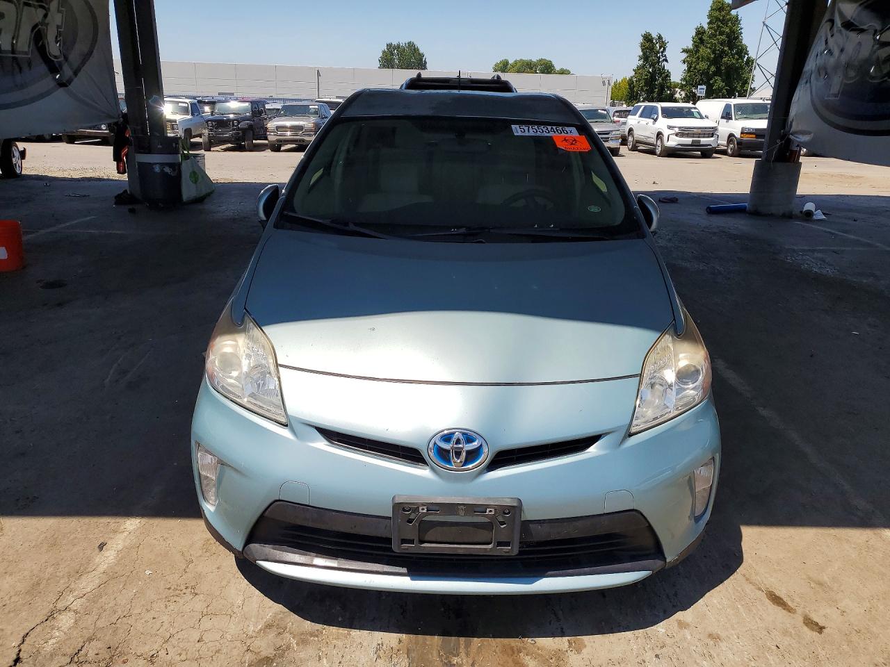 2015 Toyota Prius Two Turquoise vin: JTDKN3DU5F1911565