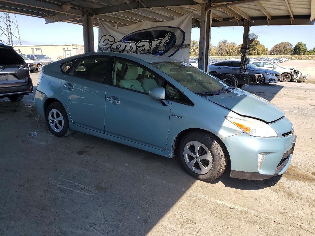 2015 Toyota Prius Two Turquoise vin: JTDKN3DU5F1911565