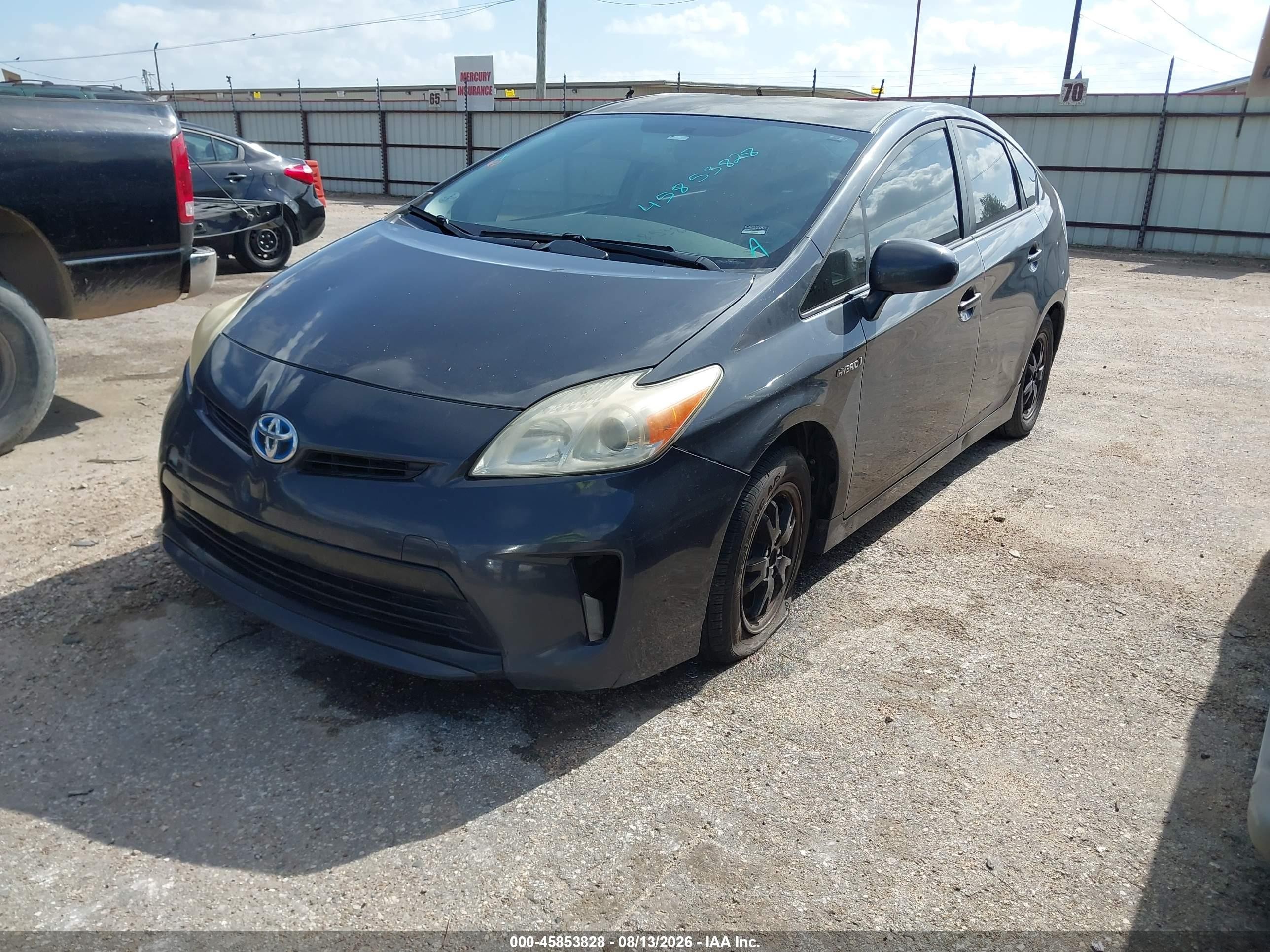 2015 Toyota Prius Two Gray vin: JTDKN3DU5F1918385