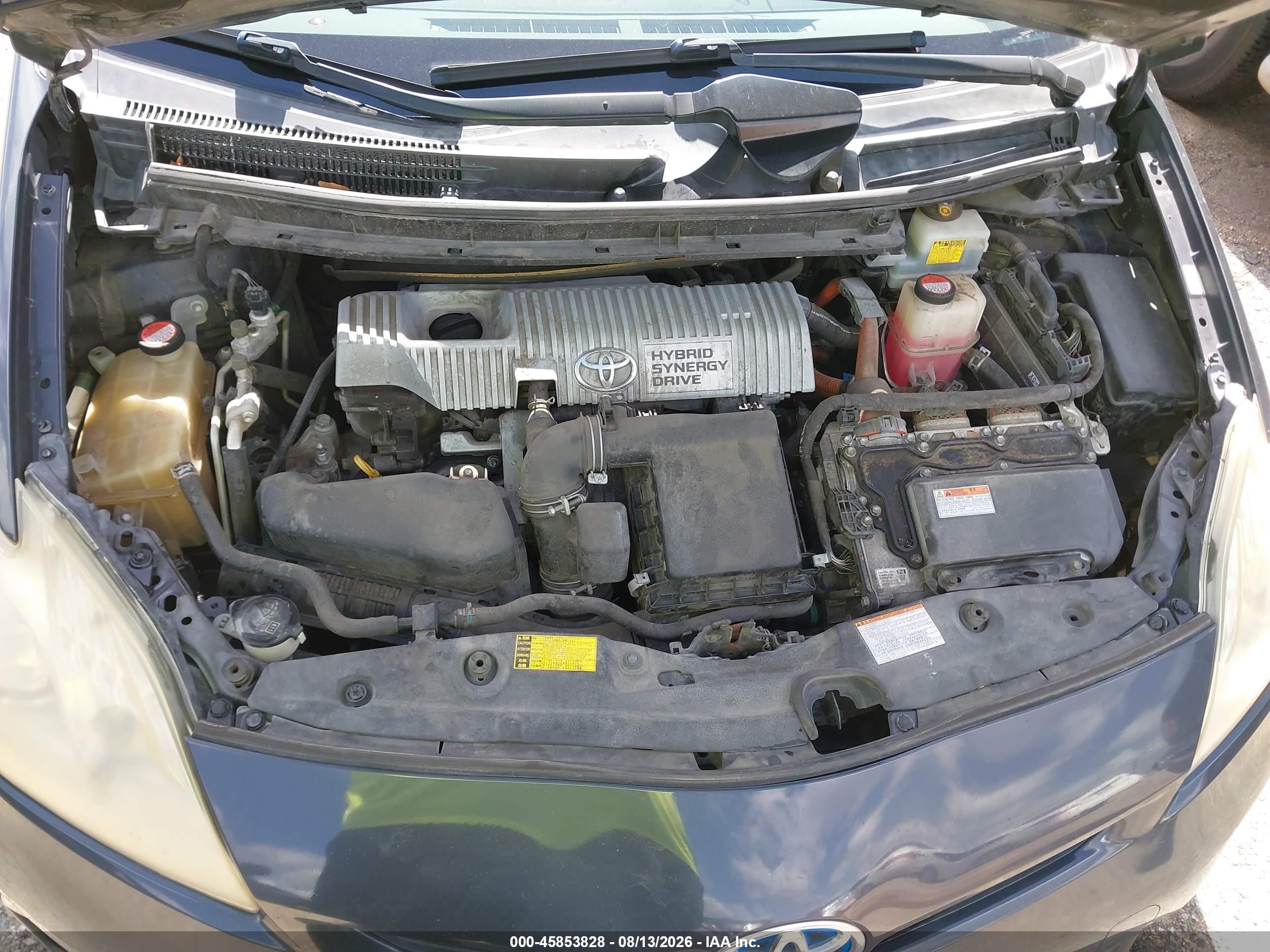 2015 Toyota Prius Two Gray vin: JTDKN3DU5F1918385