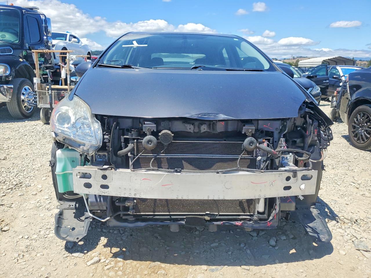 2015 Toyota Prius Four Gray vin: JTDKN3DU5F1931671