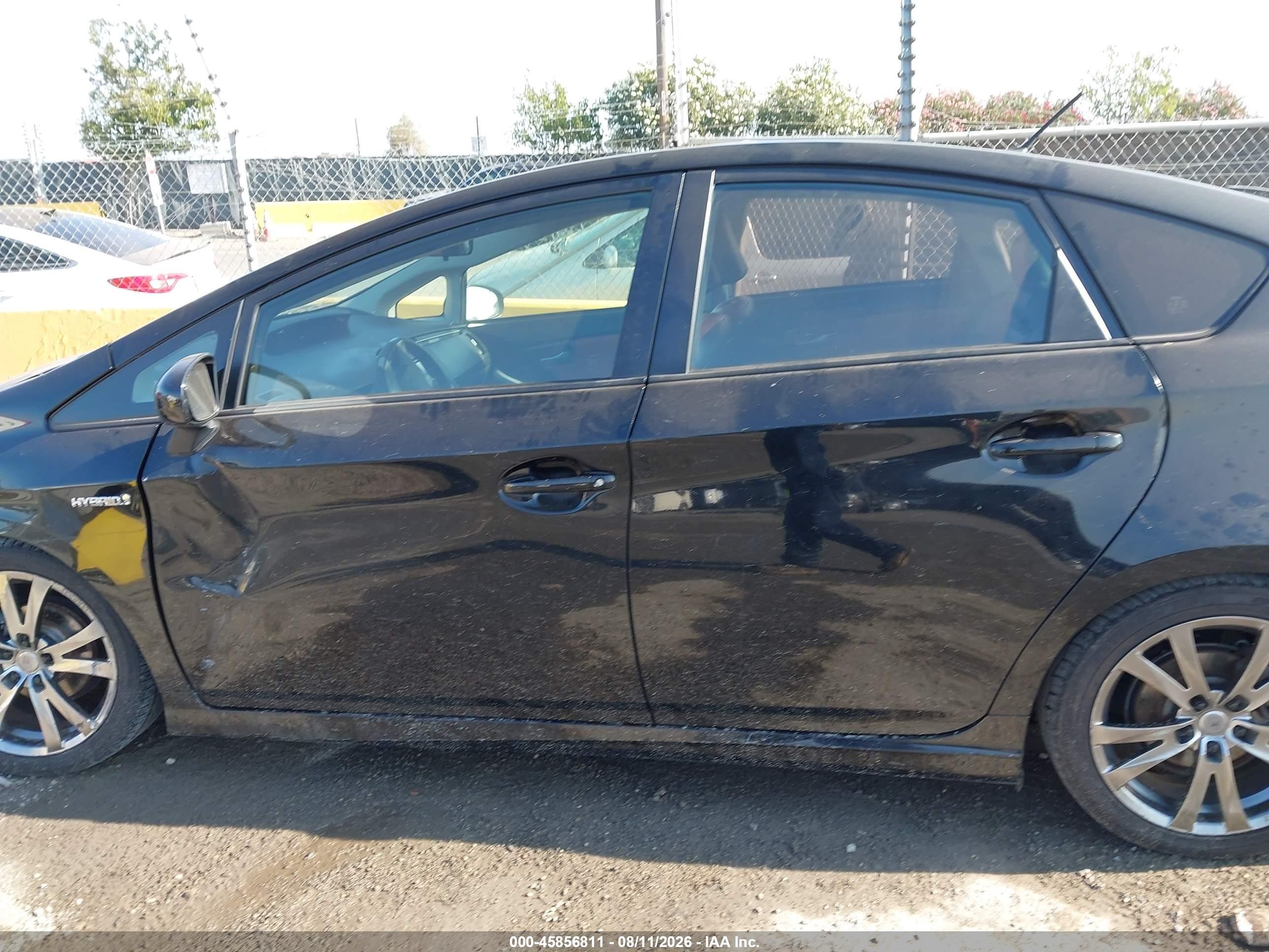 2015 Toyota Prius Three Black vin: JTDKN3DU5F1934974