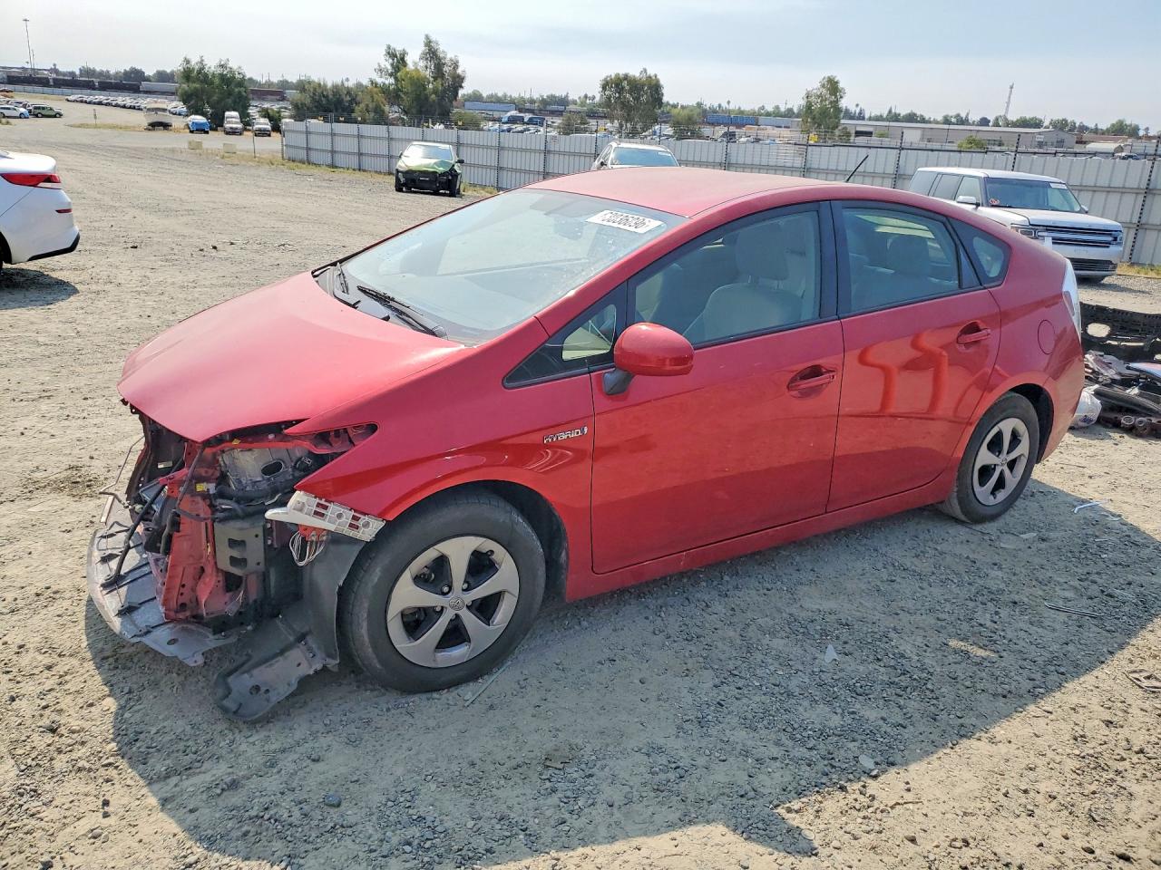 2015 Toyota Prius Four Red vin: JTDKN3DU5F1945120
