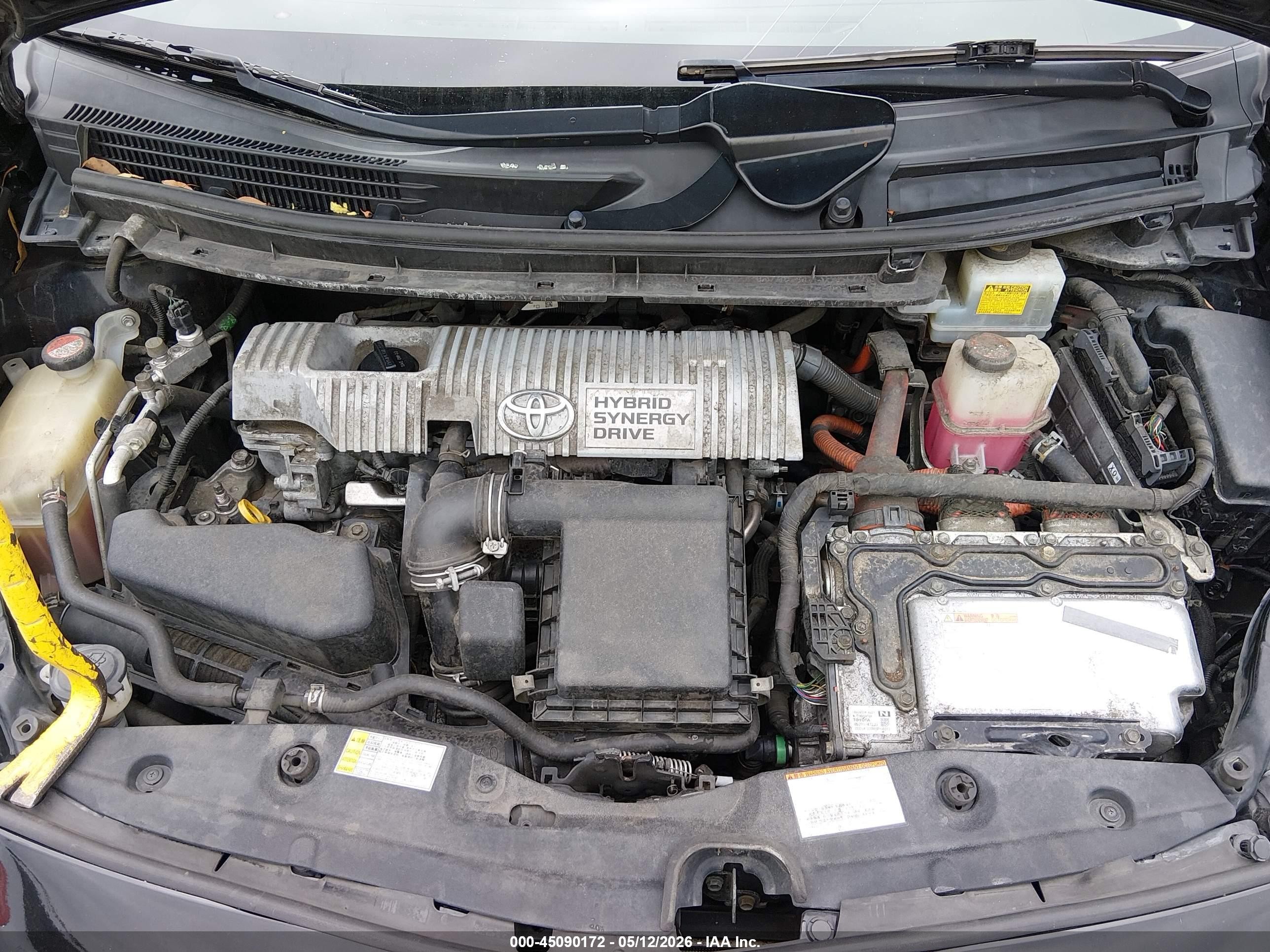 2015 Toyota Prius Two Черный vin: JTDKN3DU5F1967618