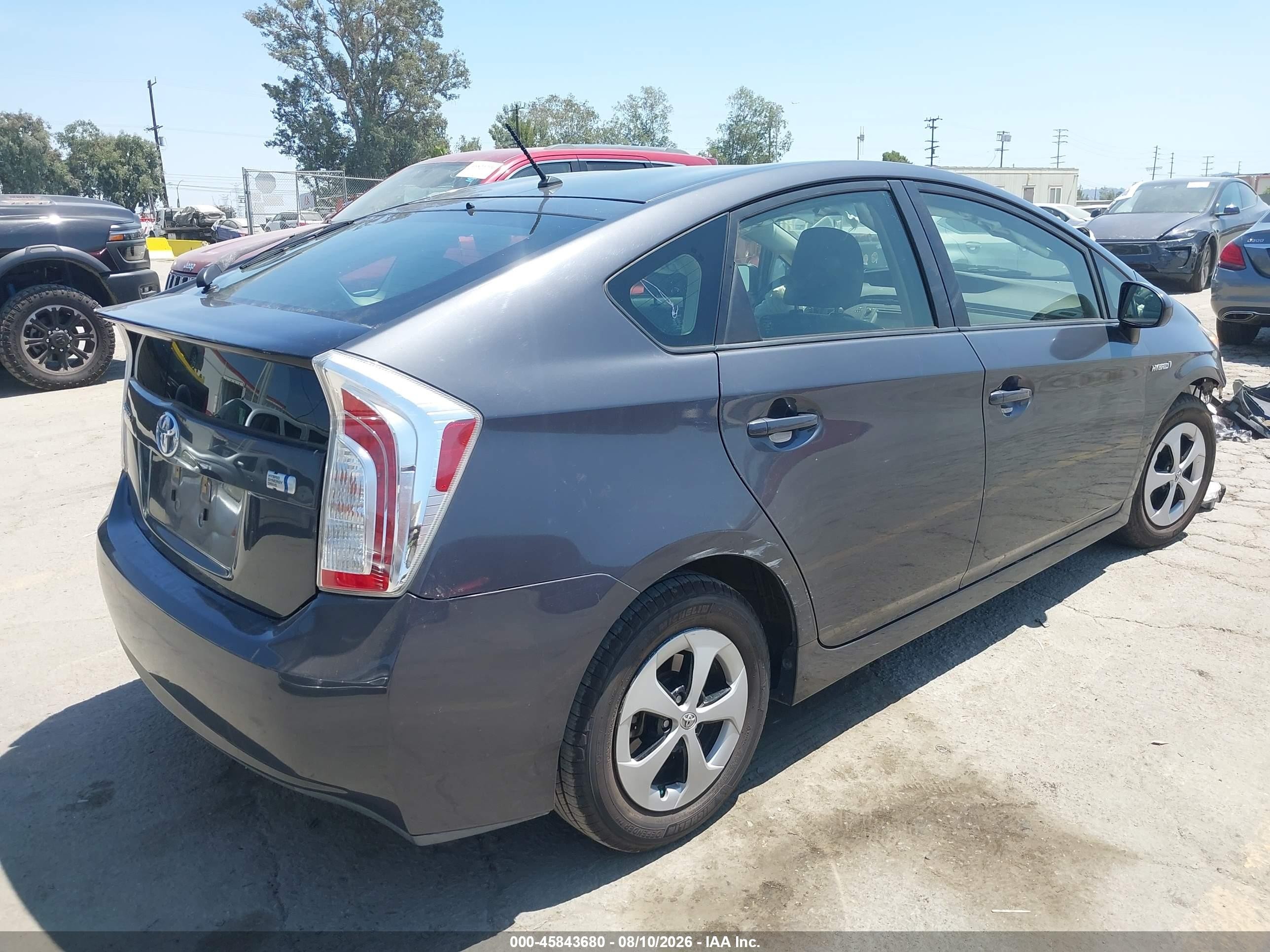 2015 Toyota Prius Two Gray vin: JTDKN3DU5F2000758