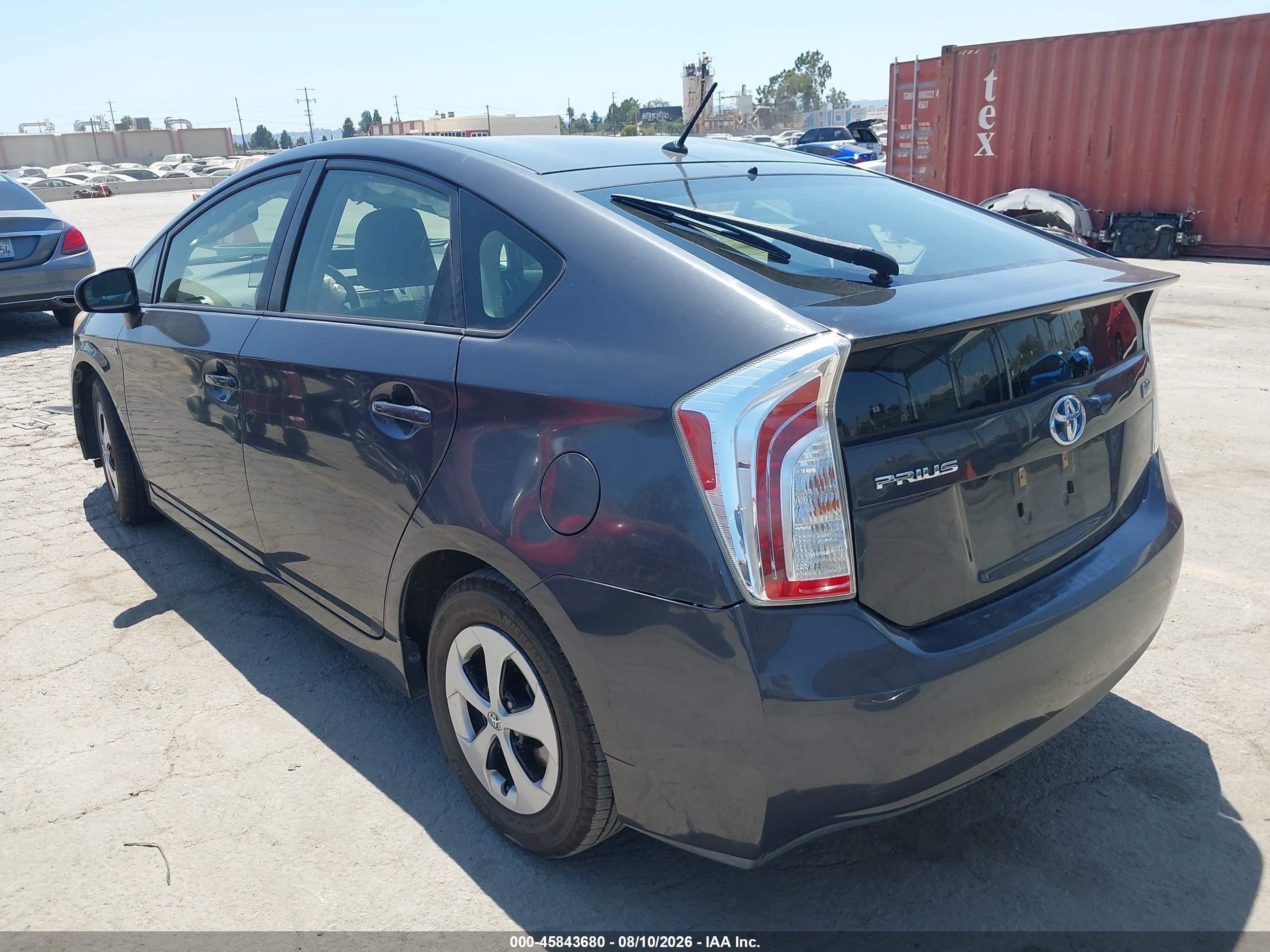 2015 Toyota Prius Two Gray vin: JTDKN3DU5F2000758