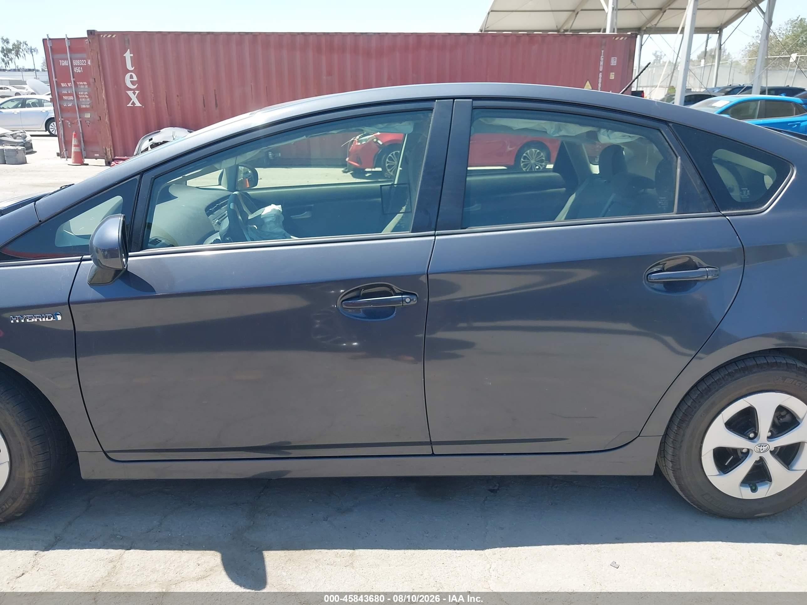 2015 Toyota Prius Two Gray vin: JTDKN3DU5F2000758