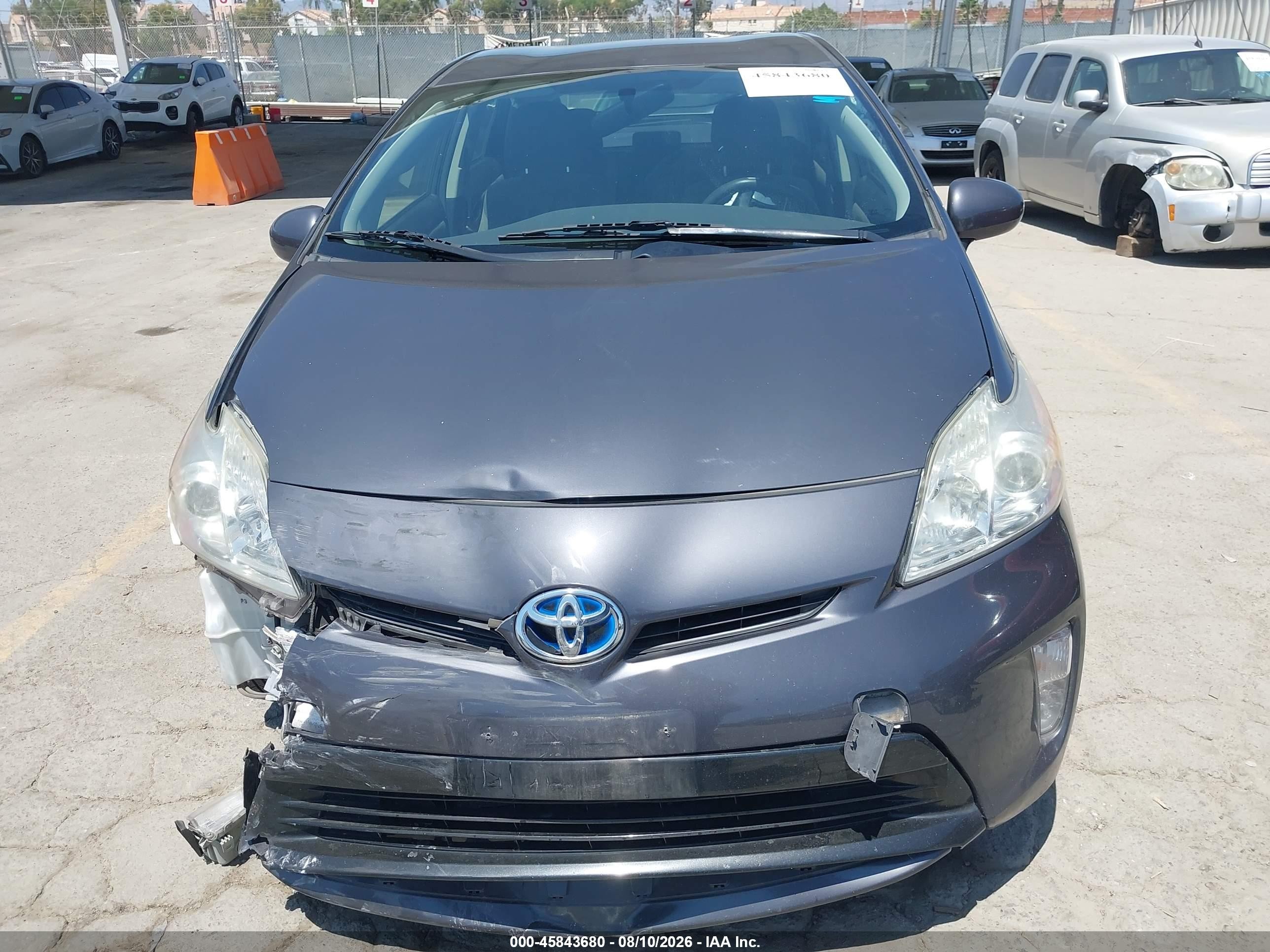 2015 Toyota Prius Two Gray vin: JTDKN3DU5F2000758