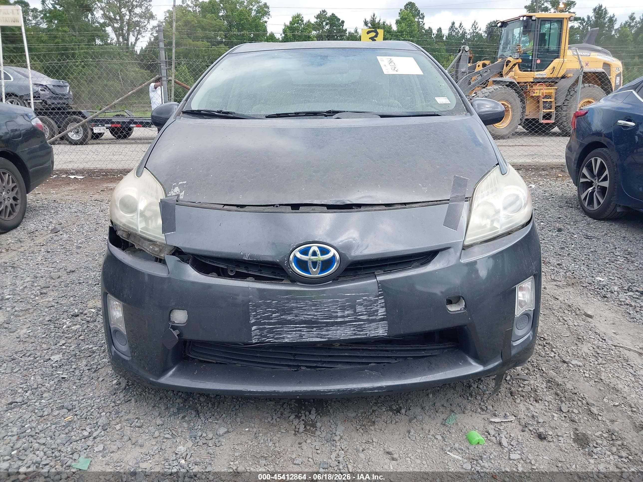 2010 Toyota Prius Iii Gray vin: JTDKN3DU6A0010414