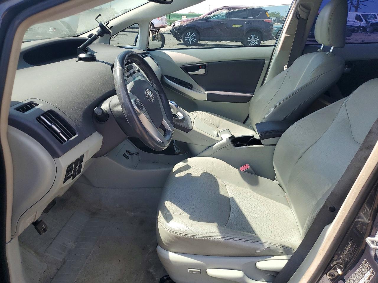 2010 Toyota Prius Iv Gray vin: JTDKN3DU6A0013880