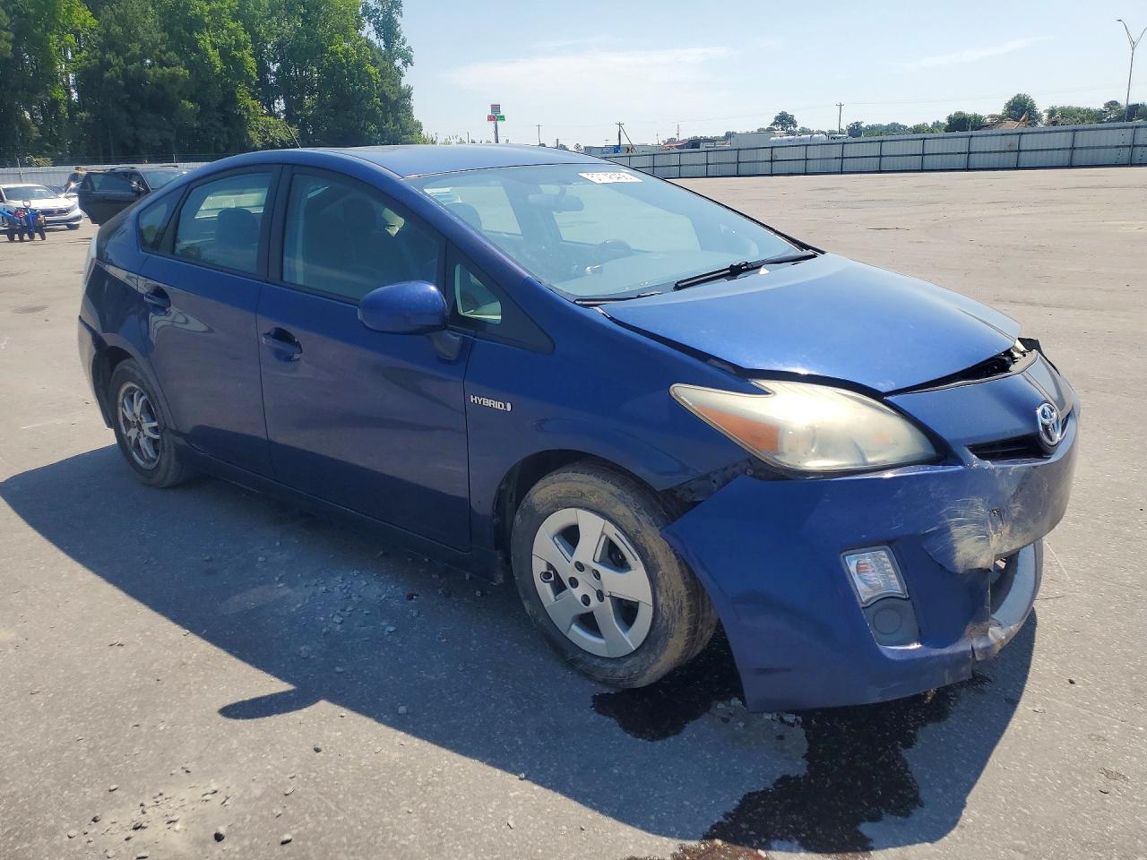 2010 Toyota Prius Ii Blue vin: JTDKN3DU6A0022899