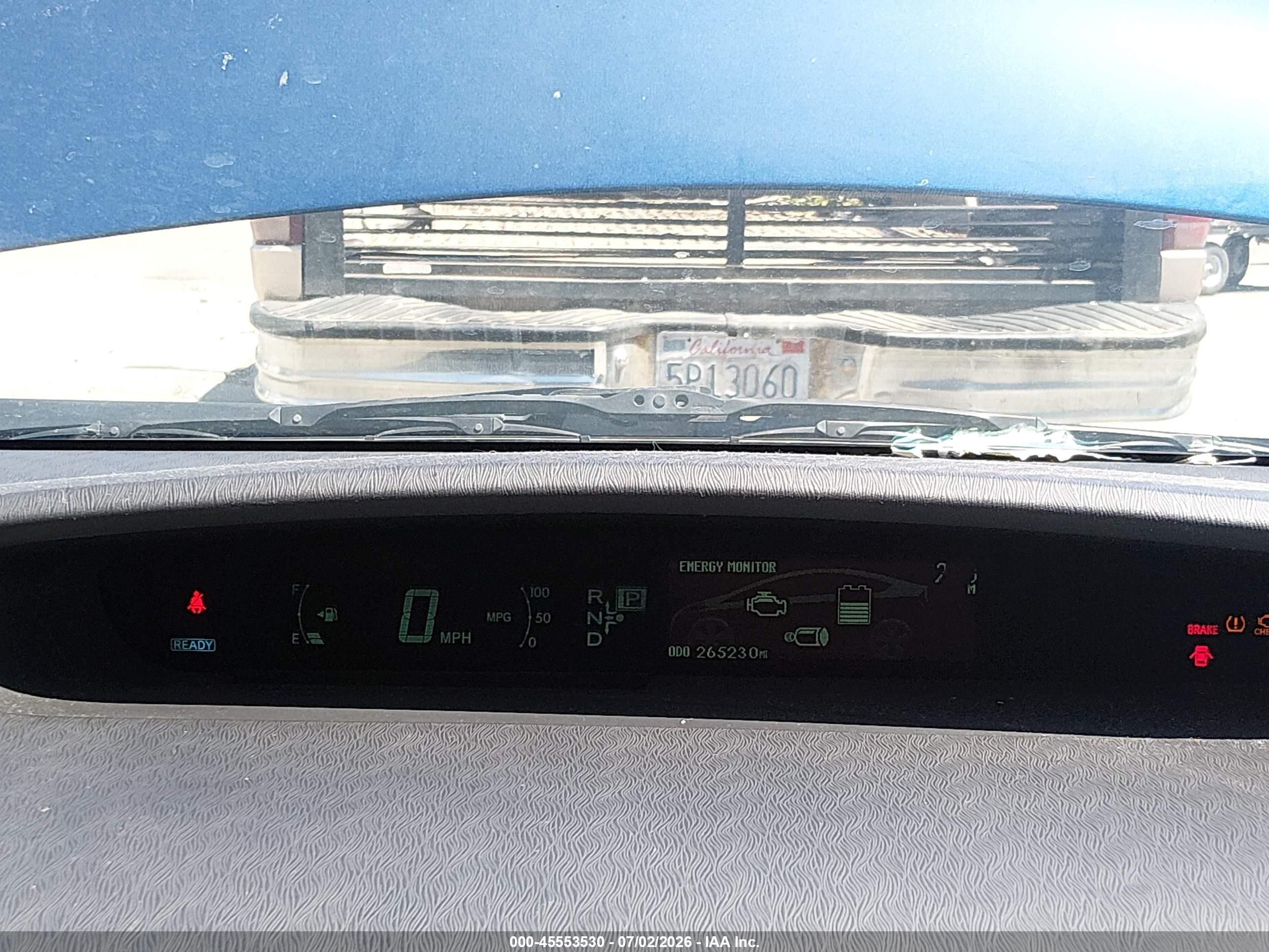2010 Toyota Prius Iii Синий vin: JTDKN3DU6A0029657