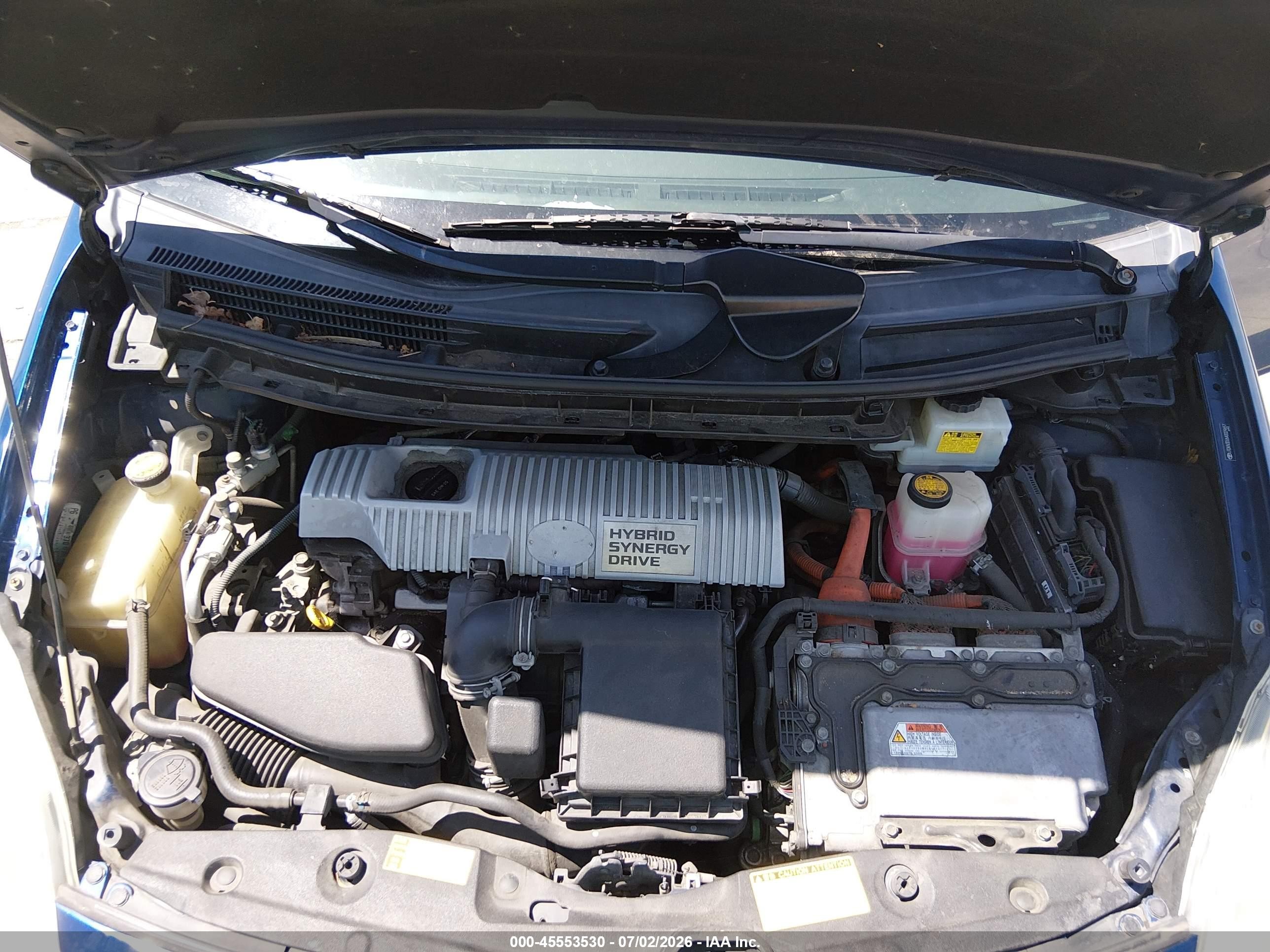 2010 Toyota Prius Iii Синий vin: JTDKN3DU6A0029657
