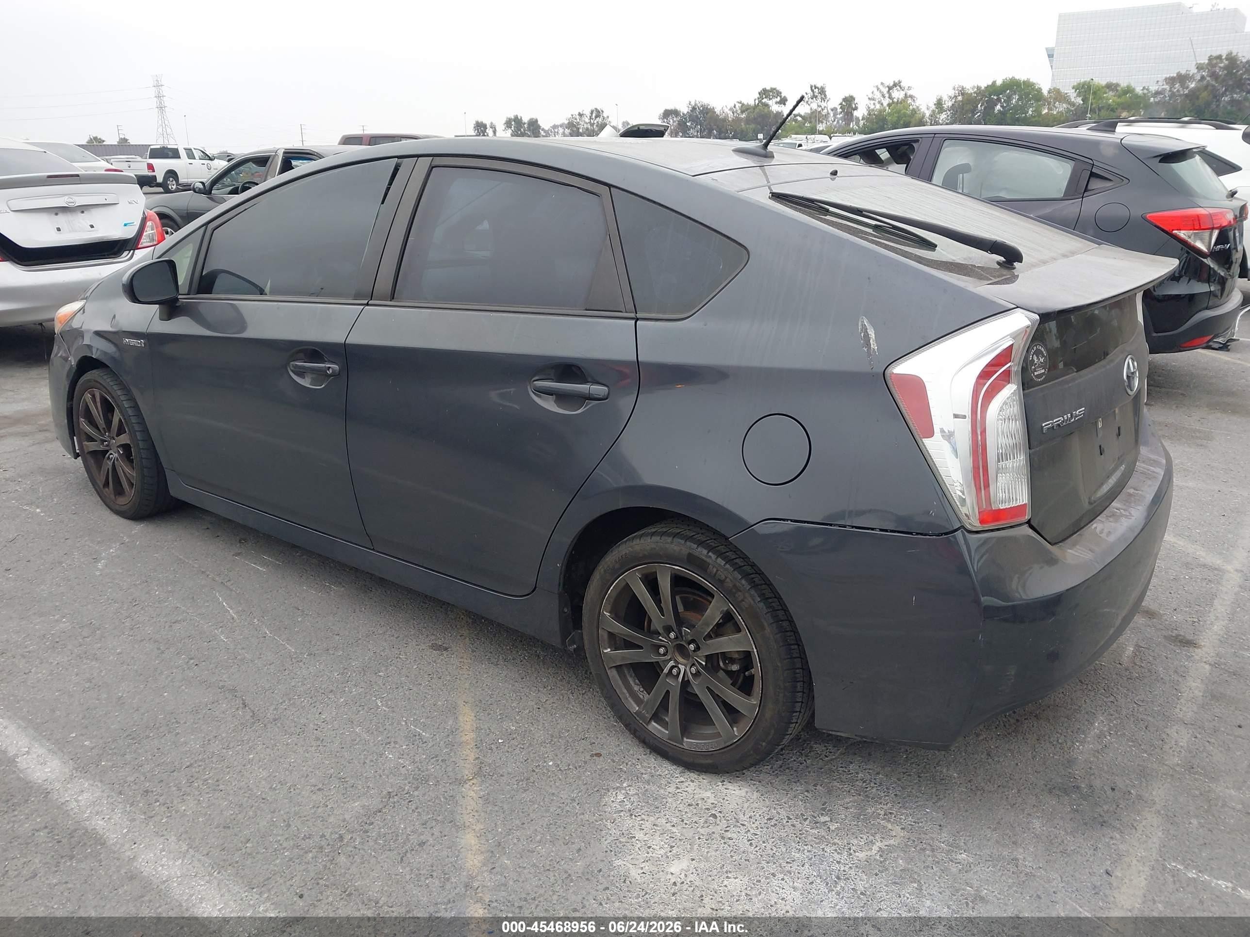 2010 Toyota Prius Iii Gray vin: JTDKN3DU6A0033191