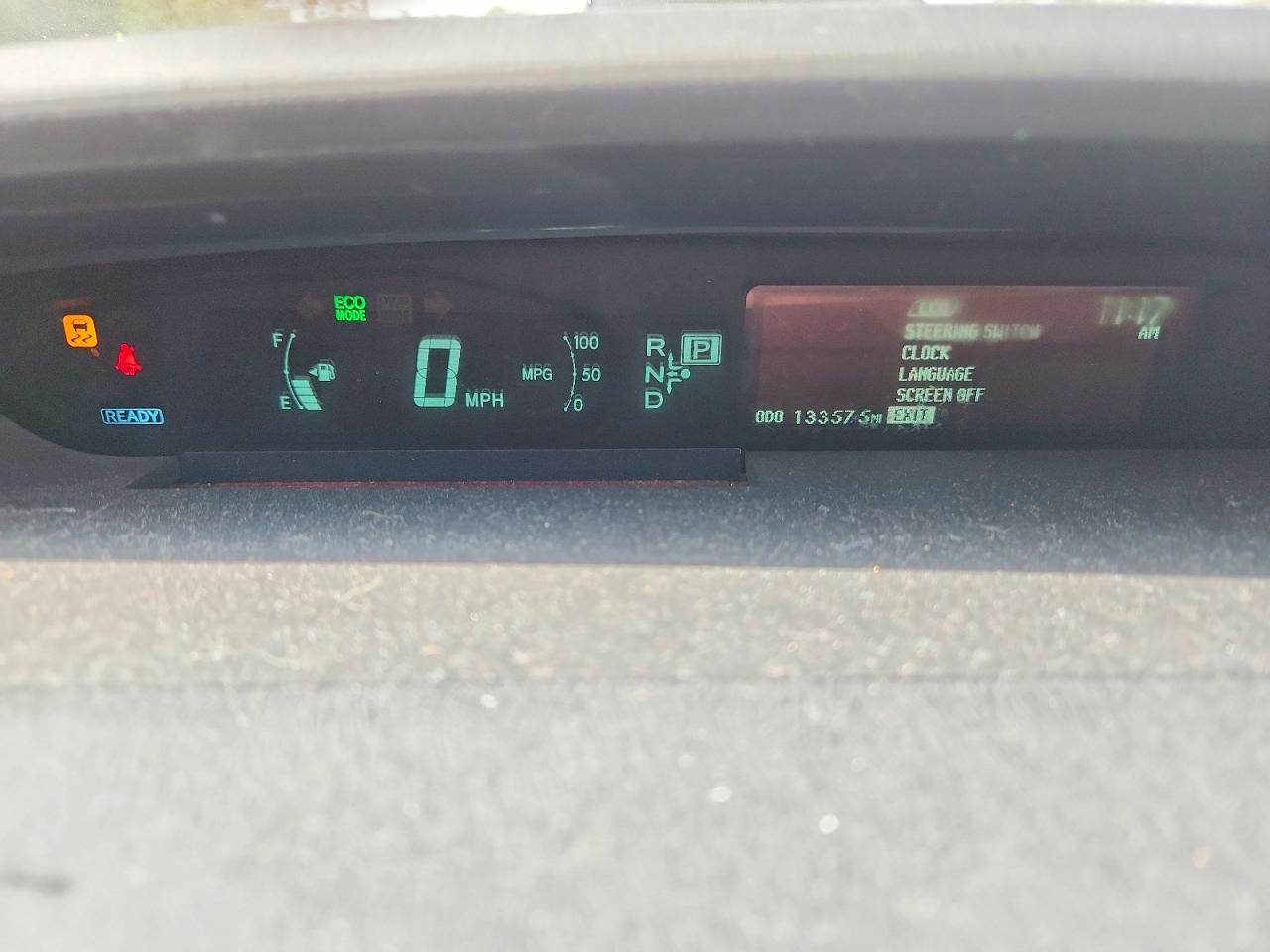 2010 Toyota Prius Ii Серый vin: JTDKN3DU6A0035720
