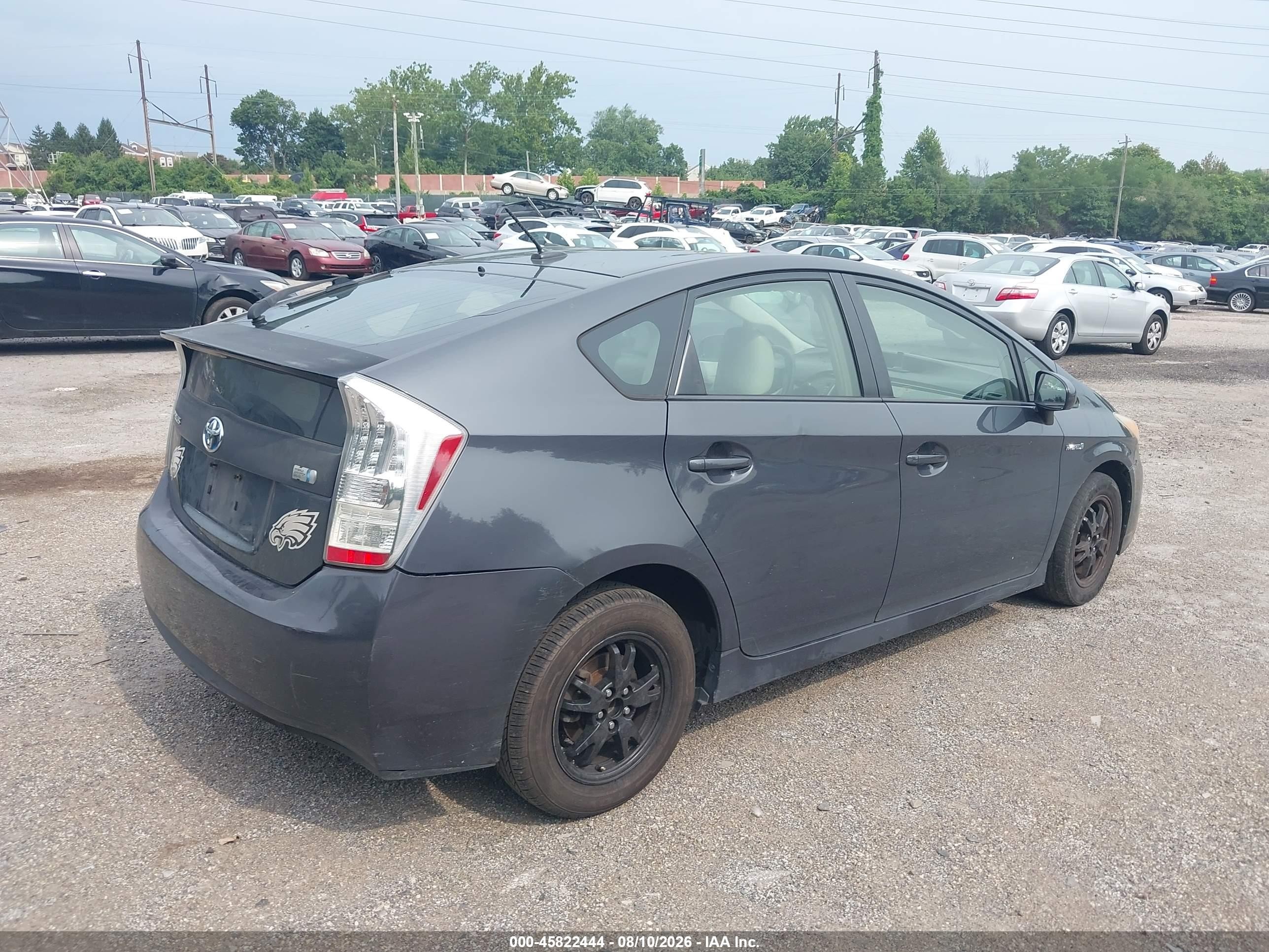 2010 Toyota Prius Iv Серый vin: JTDKN3DU6A0038424