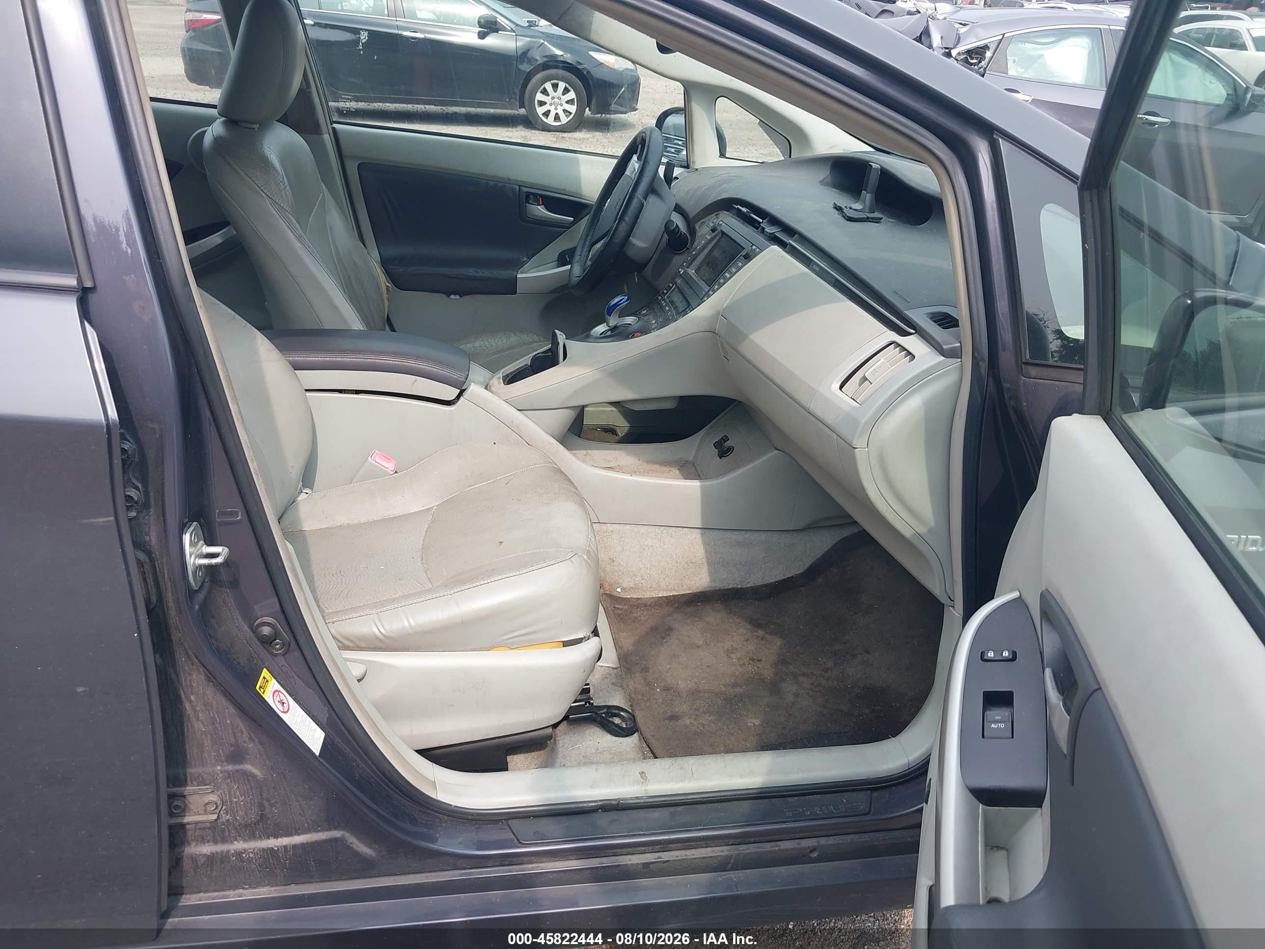 2010 Toyota Prius Iv Серый vin: JTDKN3DU6A0038424