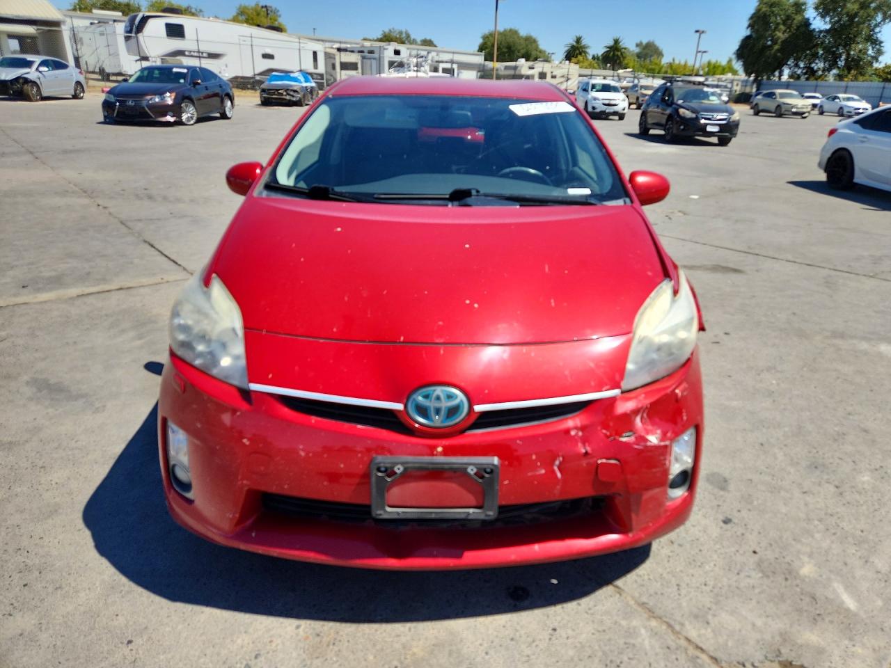 2010 Toyota Prius V Red vin: JTDKN3DU6A0045955