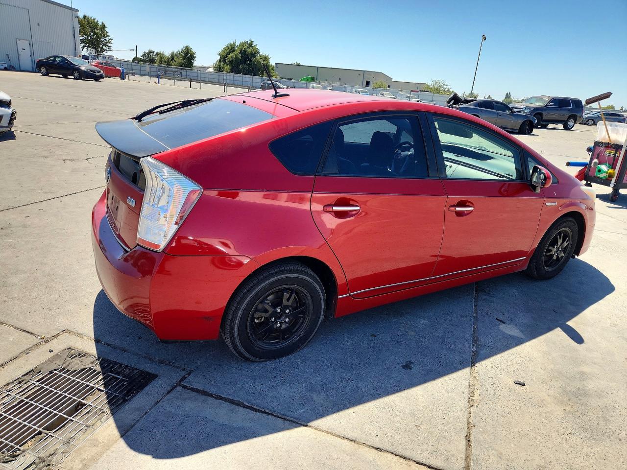 2010 Toyota Prius V Red vin: JTDKN3DU6A0045955