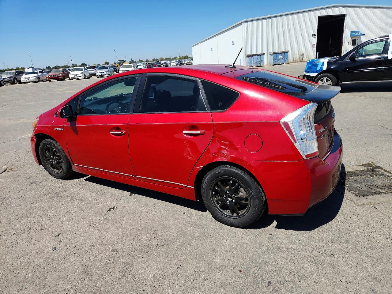 2010 Toyota Prius V Red vin: JTDKN3DU6A0045955